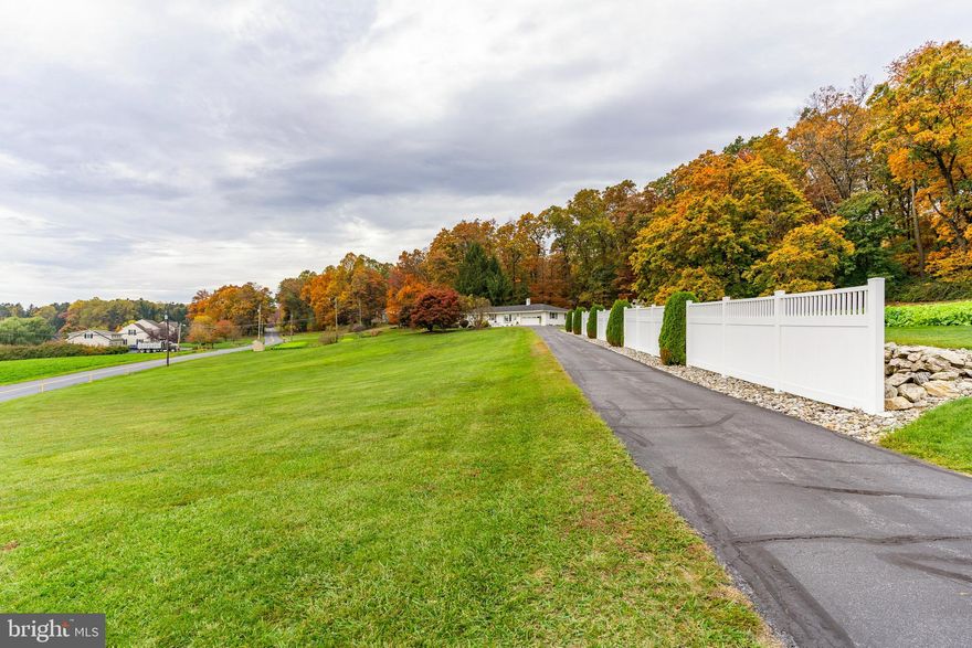 Auction Date - Tuesday, March 12, 2024 @ 5 PM - Listed price is an opening bid only and is not indicative of the final sale price - REAL ESTATE: Custom vinyl/stone rancher w/1,500 SF finished area. Eat in kitchen w/custom cherry cabinets, built in pantry & appliances. Living room w/bow window, built in book shelves & fireplace w/raised hearth. 3 bedrooms, 2 full baths. 1st floor laundry w/built in cabinets. Large family/rec room, partial basement. Radiant floor heat, propane boiler. Low maintenance exterior w/covered soffit, fascia, insulated/tilt windows. Rear deck & front patio areas. Attached 2 car garage & utility shed 22x12 w/overhead door. All on 2.38 acre rural country lot overlooking farmland. Mature shade, professional landscaping w/privacy fence, lawn & garden areas, playground. Paved drive & parking. 1,000 gallon underground LP tank. Public water, on site septic. NOTE: Ideally located custom solid clean & well maintained rancher. Move in condition & economical. Convenient location, minutes to East Earl, Honey Brook & Morgantown. Easy access to Routes 322, 10, 23 & PA turnpike. Terms: 10% down, balance 60 days or before.