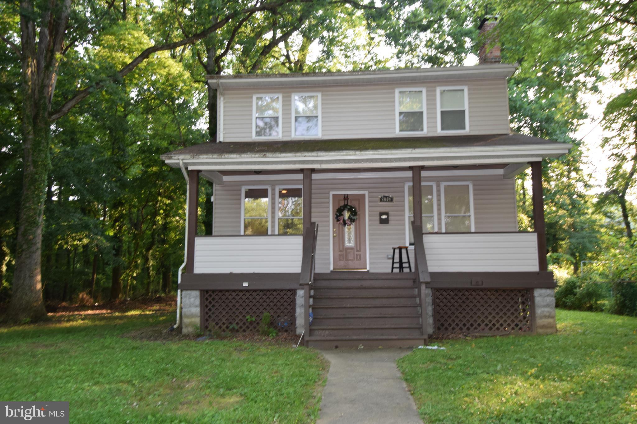 2 hour notice. Call CSS Sentra lock front door. Well maintained Cape with 4 BR and 3 Full Bath's. Upgraded Kitchen with Stainless appliances. Large deck and Front porch. Backs to woods. 3/3 fenced in large level yard. Unfinished basement ready for your touches. Last house on the street plenty of parking. .Incredible porch-front, home situated on Lg lot offers open floor plan backs to park