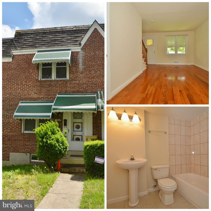 Renovated town home in Edmondson Village, spacious bedrooms, hardwood floors throughout main level, fully finished walkout basement w/full bathroom, ceramic tile floor in basement, central HVAC. Elementary school across the street, easy access to public transportation. Ground Rent info need to be Verified.