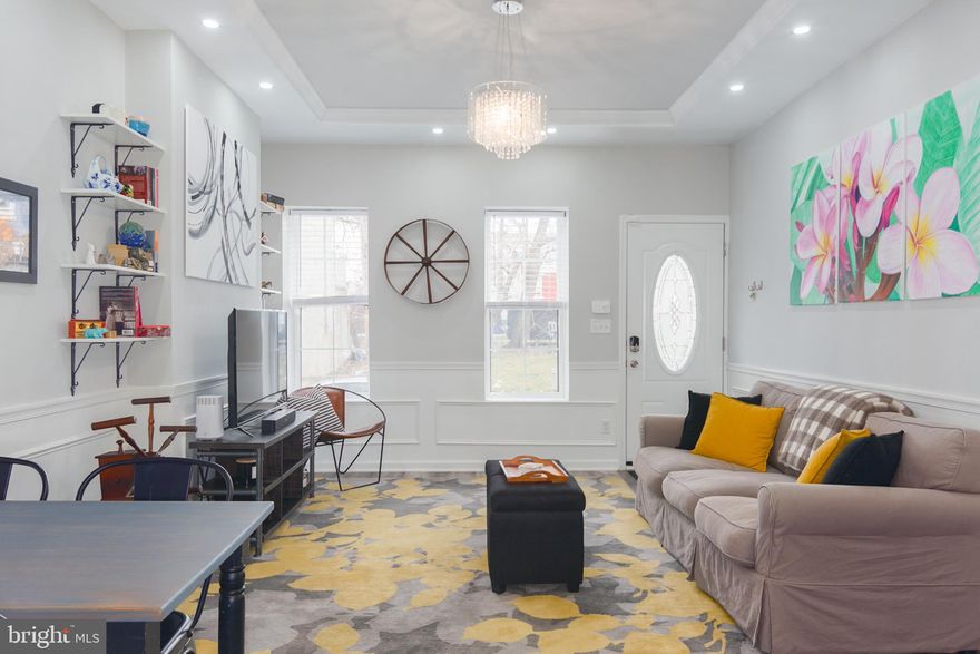 Welcome to 2224 W Seybert St! This beautifully maintained 2-bedroom, 2.5-bathroom home was recently renovated in 2020 and features modern touches throughout, including recessed lighting, custom crown molding, and tray ceilings. Step inside to a bright and airy main floor that seamlessly combines the living room, dining area, and kitchen. The kitchen is equipped with stainless steel appliances, ample cabinet space, granite countertops, and a stylish subway tile backsplash. From the kitchen, access the generous rear yard, perfect for grilling and entertaining. The main level also includes a convenient laundry/mud room and a half bath. Upstairs, you'll find two spacious bedrooms with en-suite full baths. The finished basement offers excellent storage, a separate utility area, and additional living space ideal for a home gym, playroom, or extra bedroom. Schedule your private tour today to experience all the charm and elegance this home has to offer!