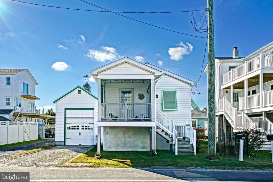 WALK TO THE BEACH & DOWNTOWN LEWES from this charming Lewes Beach Cottage Retreat!
Perfectly situated in one of the area’s most desirable in-town locations, this energy-efficient home offers 1 bedroom and 1 bath, along with a welcoming screened porch ideal for coastal breezes, an outdoor shower for post-beach convenience, and a rear paver patio perfect for relaxing or entertaining. Additional features include an unfinished basement for storage and a detached one-car garage with second-level floored attic storage or a future use. Just a short walk to the Bay Beach, shops, dining, and all of Lewes’ in-town attractions, or enjoy an easy bike ride to Cape Henlopen State Park,  the Cape May–Lewes Ferry and so much more. Whether you’re seeking a beach retreat, full-time residence, or investment opportunity, this property delivers exceptional location and coastal lifestyle. Don’t miss it—call today!