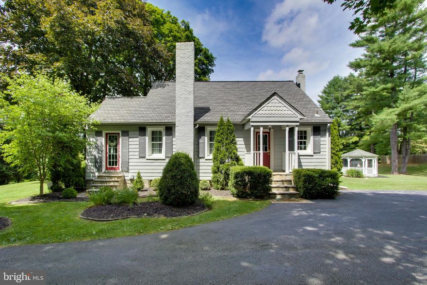 Welcome home to the  this charming  and meticulously maintained 4 bed, 2 full bath home on a picturesque large/ level lot in the well sought after Sunnybrook neighborhood. The attention to detail has been made throughout the home with a Custom updated kitchen, hardwood floors in excellent condition, adorable sunroom with brick tile floor, 2 main level bedrooms , walk in closets in upper level, partially finished lower level with office or potential 5th bedroom opportunity.Recent upgrades and exterior features include: new well pump (about 13 GPM Well yield average when home was purchased),new water heater, new exterior sewer line connecting to septic system, large detached Shed/Gazebo with electric. Two parcels included in sale. See most recent survey uploaded in Documents.