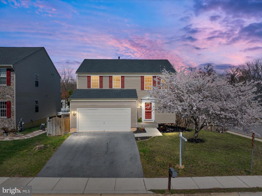 **OPEN HOUSE: Saturday, 4/5/2025 11 AM-1 PM and Sunday, 4/6/2025 1-3PM**  Welcome home to this beautiful 3-story colonial featuring 3 bedrooms, 2.5 baths, and approximately 2,400 square feet of finished living space, right in the heart of Severn! An inviting and open floor plan welcomes you from the moment you step inside! The main level features a spacious living room with a gorgeous fireplace centerpiece, seamlessly flowing into the dining area and a beautifully updated kitchen. Granite countertops, white cabinetry, subway tile backsplash, an island, and an oversized pantry make this kitchen the perfect gathering space. Just off the kitchen, a versatile bonus area offers many  possibilities—whether as a sitting room, playroom, or home office! Upstairs, retreat to the extra-large primary suite, complete with a huge walk-in closet and an updated en-suite bath. Three generously sized bedrooms, an additional full bath, and a convenient second-floor laundry room complete the upper level. The finished basement provides even more flexible living space—ideal for an additional family room, home theater, gym, or playroom. Plus, it's already prepped for a bathroom installation! Step outside to enjoy the brand-new composite deck ($20,000 upgrade!) overlooking the fully fenced backyard—perfect for outdoor entertaining for the summer!  Additional major updates include: New Roof (2024) - $20,000, New HVAC (2024) - $18,000, New Deck (2024) - $20,000, Hot Water Heater (2018).  Zoned to Ridgeway Elementary, Old Mill Middle North, and the NEW Severn Run High School!!! Located just 5 miles from Fort Meade, 25 minutes to Baltimore, and less than an hour to DC, this home offers both convenience and comfort in a prime location!  Come tour this beautiful home today! **ASSUMABLE VA LOAN 3%!***