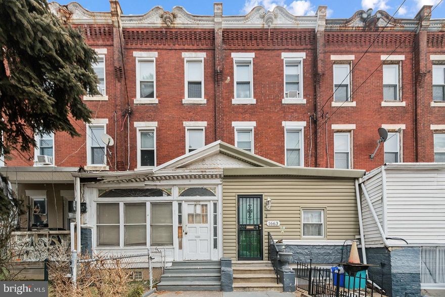 Attention Investors!  Rehab opportunity with approved permits. This 5 bedroom property has already begun its rehab process. The beam in the basement has been repaired. Additionally, the home was already demoed, including wall preparation for exposed brick treatment, electrical panel upgrades (with a 100 Amp Box installed), as well as pressure washing and debris removal. It is worth noting that the property holds has undergone a structural engineer inspection that can be provided. Property being sold in AS-IS condition.