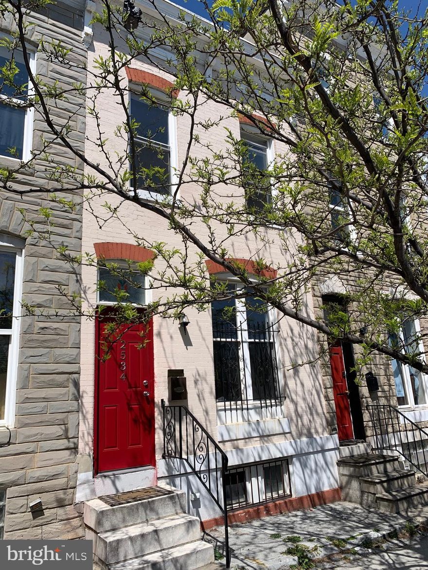 1896sq feet on 3 levels.  New wood flooring and new carpet. Recess lighting throughout.  New stove. Freshly painted.  fully finished basement with possible 3rd bedroom/office with full bath.  Large laundry room with washer & dryer.  Central HVAC.  Close to Johns Hopkins & Patterson Park.  Buyer's financing fall through.  Their loss is your gain!