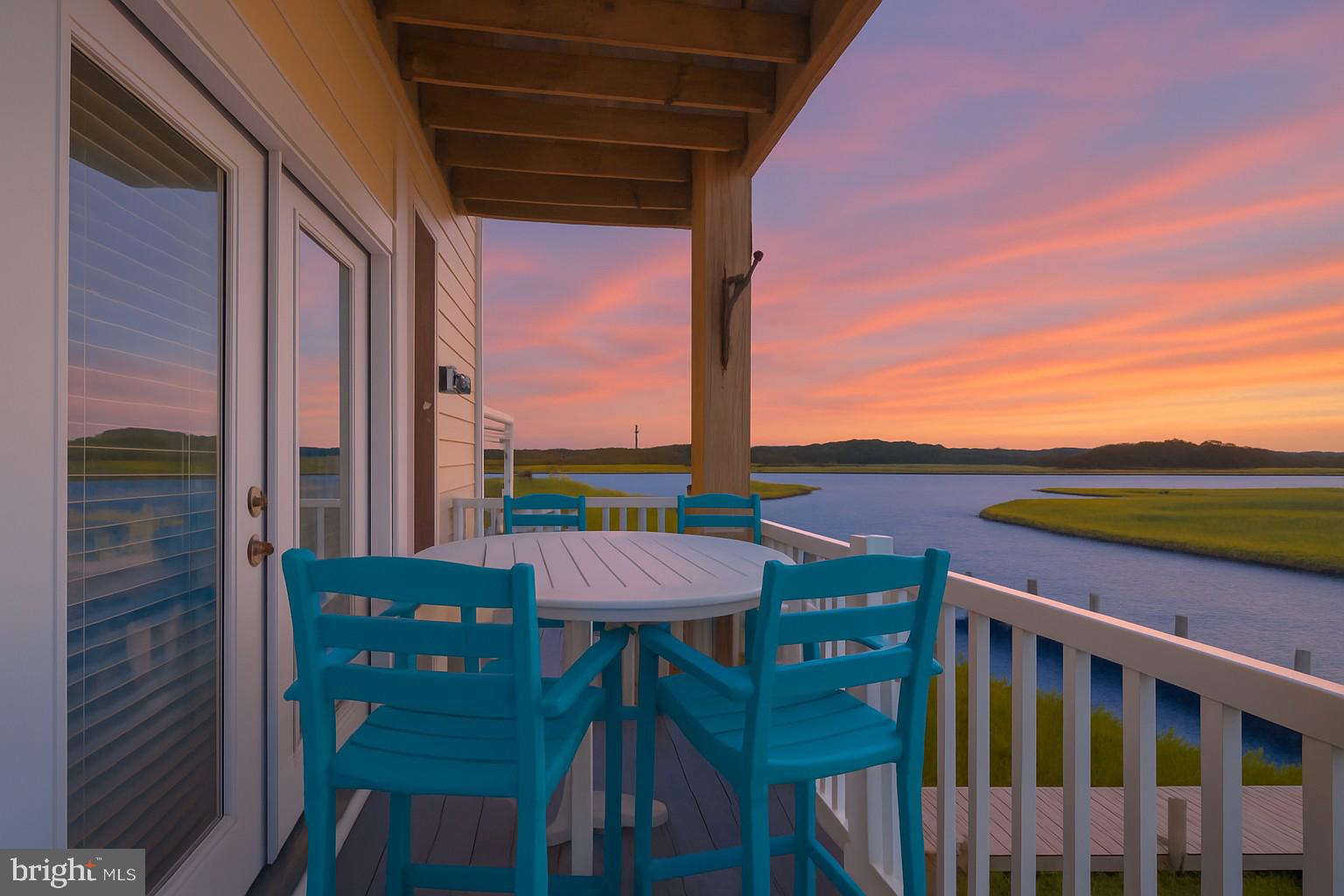 Make plans to see this beautiful Glen Riddle End Unit Townhouse in Marina Villas. Water and Marina views galore!! Nestled at the end of the townhouse community, it has the best views of a cove of Herring Creek that leads to Cape Isle of Wight Bay. But you not only have incredible features outside, but inside as well! Updated home includes upgraded kitchen with Silestone/quartz and newer stainless appliances (less than 3 years old). Hardwood flooring on main and sleeping level, with tile on first floor family room. Laundry on top floor, but bonus laundry hook-up on first floor available. Three generous bedrooms, including a spa primary suite overlooking the water, with own balcony on upper level. Main level hosts the large kitchen with island and living room, with an incredible breakfast nook with expansive views of the serene surroundings or use the balcony to enjoy sunsets and the views. Plus, there is a separate dining room, large enough to host large crowd, also with a balcony. The lower level has a family room with dual leading to patio and green space, along with a two car garage, full bath and possible second laundry room. Use your imagination and create a guest quarters on that level or enjoy as extra space for yourselves. Glen Riddle is a popular gated communty with marina and boat ramp (this listing does not include a boat slip, but there are slips available for sale with waitlist and there is a boat parking area for owners with some restrictions), wonderful community center with pool, hot tub, fitness room, racquet courts and game rooms. And of course Glen Riddle's world famous golf course...and don't forget Ruth's Chris Steakhouse, all just a golf cart ride away! Enjoy taking a virtual walk-through using the tour attached to listing, which also includes the floor plan.