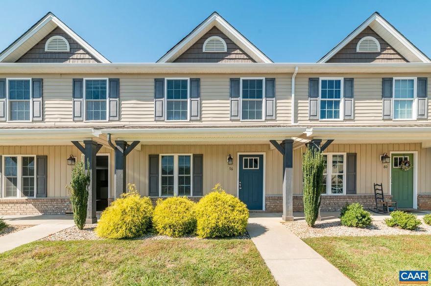 WELCOME HOME!! This 3 Bed 3 Bath Townhome situated in a great location just minutes to Liberty University, Shopping, Dining and Lynchburg Regional Airport. Boasts main level living if needed. There is vinyl plank flooring, granite counter tops, subway tile back splash, tile floors, and stainless steel appliances. The second level has two primary bedrooms each with en suite baths with granite countertops and tile floors, and ample closet space. Private patio with wooded seclusion. Low HOA fees and county taxes.