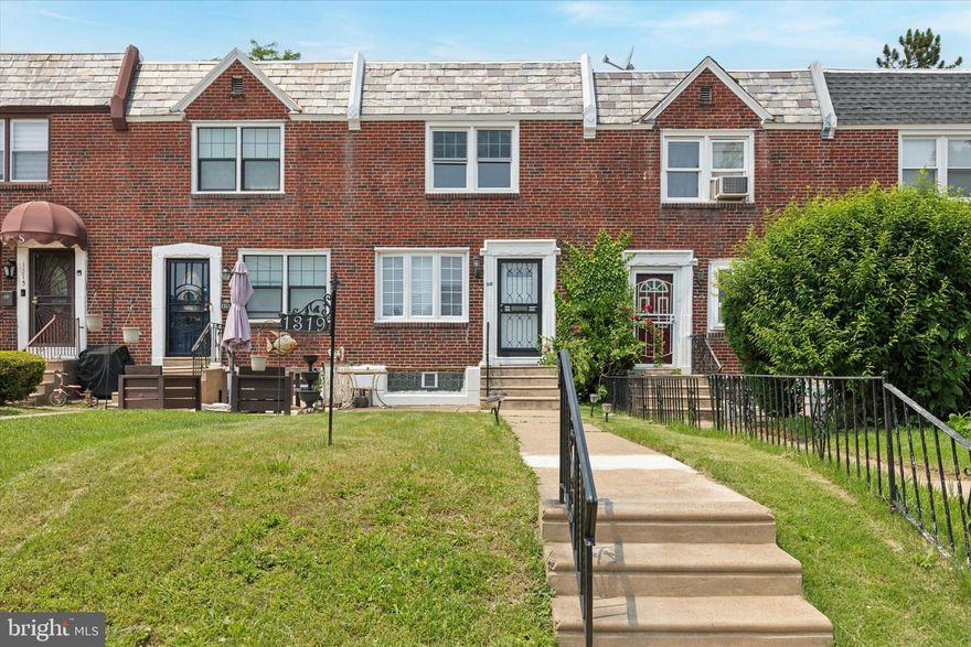Welcome to 1319 E Vernon Rd — a beautifully upgraded brick townhouse offering a seamless blend of timeless character and modern convenience in the sought-after Mt. Airy/Cedarbrook neighborhood of Philadelphia. This 3-bedroom, 2-bathroom home has been thoughtfully cared for, making it truly move-in ready for today’s discerning buyer.
Upon entry, you'll be greeted by the warmth of refinished original parquet hardwood floors, which lend classic charm and character to the main level living and dining areas. The updated eat-in kitchen is a standout feature, boasting brand-new stainless steel appliances, granite countertops and tile backsplash, modern cabinetry, and ample counter space—ideal for both everyday use and entertaining.
Significant recent upgrades provide peace of mind and long-term value. These include a new roof installed in 2024, new double-pane energy-efficient windows within the last two years, and a new hot water heater installed in 2023. 
The fully finished basement (2025) adds exceptional versatility to the home’s layout. This level includes a spacious bonus room, perfect for a home office, guest room, or fitness space, as well as a full second bathroom—a rare and valuable addition in similar homes. The lower level also includes a dedicated laundry area and ample storage options.
Upstairs, you'll find three generously sized bedrooms, each with natural light and closet space, along with an updated full hallway bathroom featuring fresh tile and contemporary fixtures.
Outside, enjoy a fenced rear yard—a private space ideal for gardening, outdoor dining, or relaxing. The property also includes one to two off-street parking spaces for added convenience.
Located just minutes from public transportation, schools, and local shopping, 1319 E Vernon Rd offers the perfect combination of residential tranquility and urban accessibility. Whether you’re a first-time buyer, an investor, or someone looking to upgrade, this property delivers in every category—location, condition, and value.