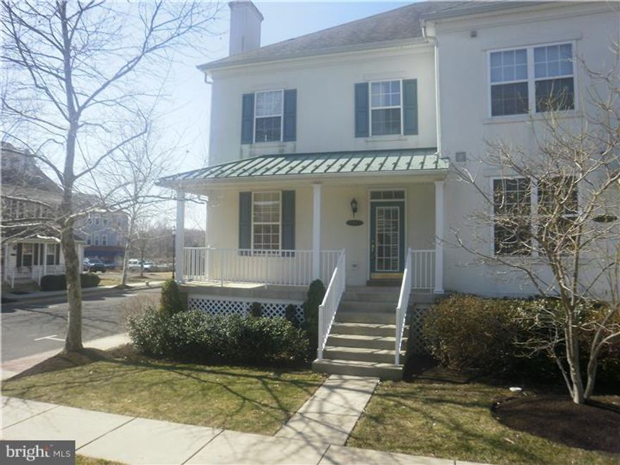 Doylestown Borough END UNIT townhome in Award Winning Lantern Hill.   This 3 bedroom townhome with a huge porch for entertaining has just been renovated and ready to be occupied.  The owner is offering a TWO THOUSAND DOLLAR CREDIT at closing for the inside of the townhome to be painted the buyer's choice of color. It has an open floor plan. The living room, kitchen, hall and powder room have BRAND NEW gleaming wide plank wood floors.  The downstairs has 9' ceilings. There are three bedrooms and guest bedroom on the second floor, then there is a huge private bedroom/office enclave on the third floor. The basement is large and awaiting your finishing touches.  Association dues include outside lawn maintenance, trash pick up, snow removal and a free gym with state of the art equipment. Take advantage of this great value in Doylestown Borough and walk to the movies and shops!  This is a must see. Bring offers!
