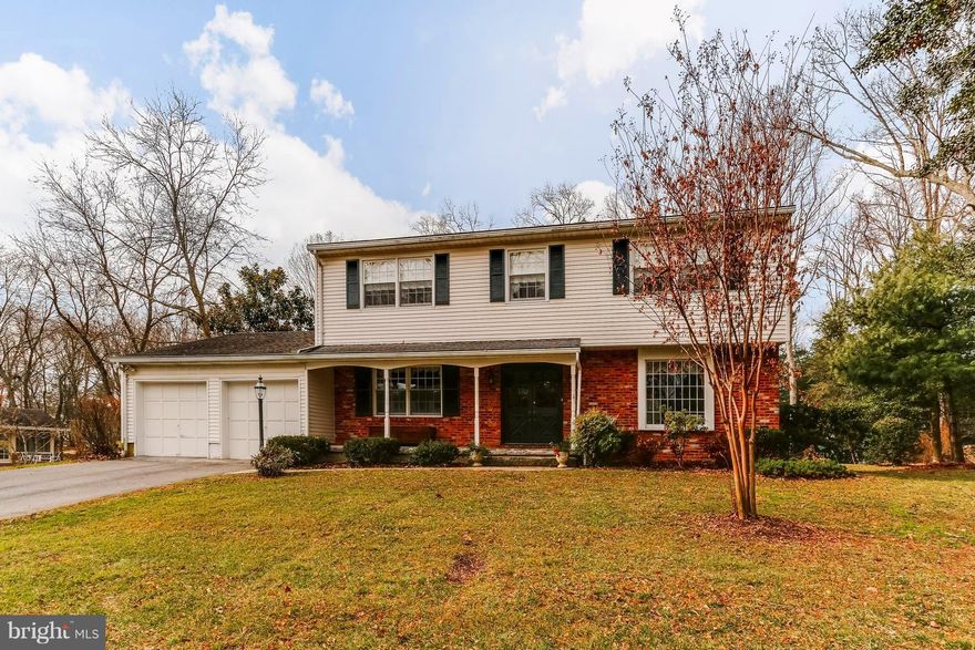 Charming-well maintained traditional colonial in sought after Chartwell. This home has one of the largest lots in the community.  Enjoy this beautiful landscaped yard from the brick patio and deck and added breakfast room. The property boats 4 large bedrooms, 3 full baths, wood burning FP, hardwood in kitchen with corian counters and parquet floors in most other rooms. tax sq ft incorrect.