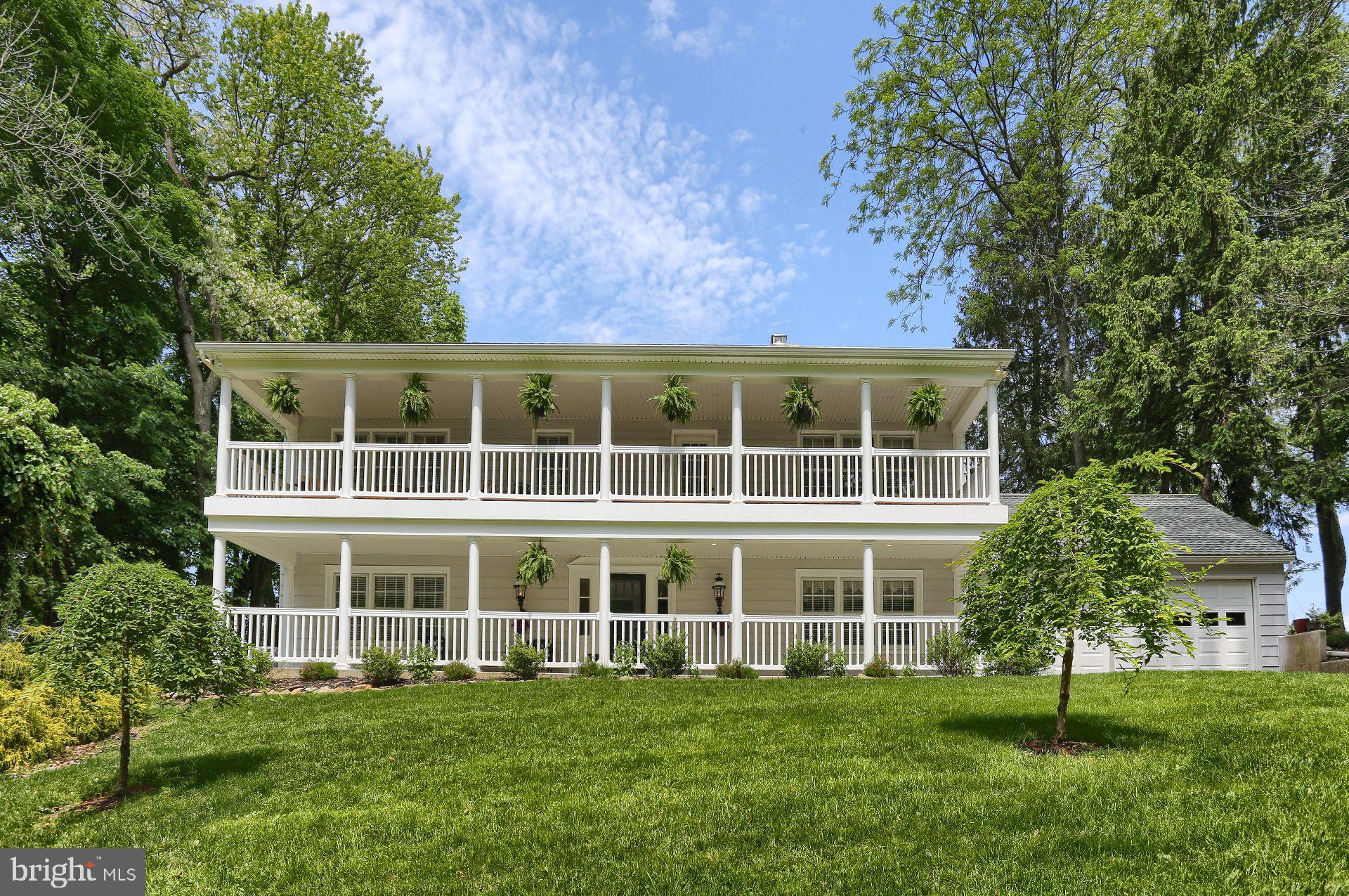 This beautiful home sits high above the                       Susquehanna River with a view of the Harrisburg     skyline and City Island. The new porches on the      main and second levels on the front of the home are ideal for enjoying the quiet wooded surroundings    on your secluded 1.7 acre lot. Virtually every part   of the home has been upgraded including new           hardwood floors in the kitchen, living and dining      rooms, new bathroom fixtures and upgraded             kitchen appliances along with granite counter tops. Extra living space was added to the kitchen and         living room providing additional room for                        entertaining. A 3rd floor deck at the rear of the        home was added so you can enjoy the spectacular   view with your friends and family to watch 4th of    July and post Senators fireworks. The 2nd and 3rd       levels feature newly refurbished hardwood floors. A potential in-law suite, a den and a bonus room with a wet bar add to the luxurious feeling of this home. Seven ceiling fans were installed to create a breezy feel to your rooms. New paint throughout, a new      roof, new garage doors, new gas water heater and   professionally landscaped yard finish off this spectacular home in a very desirable neighborhood.