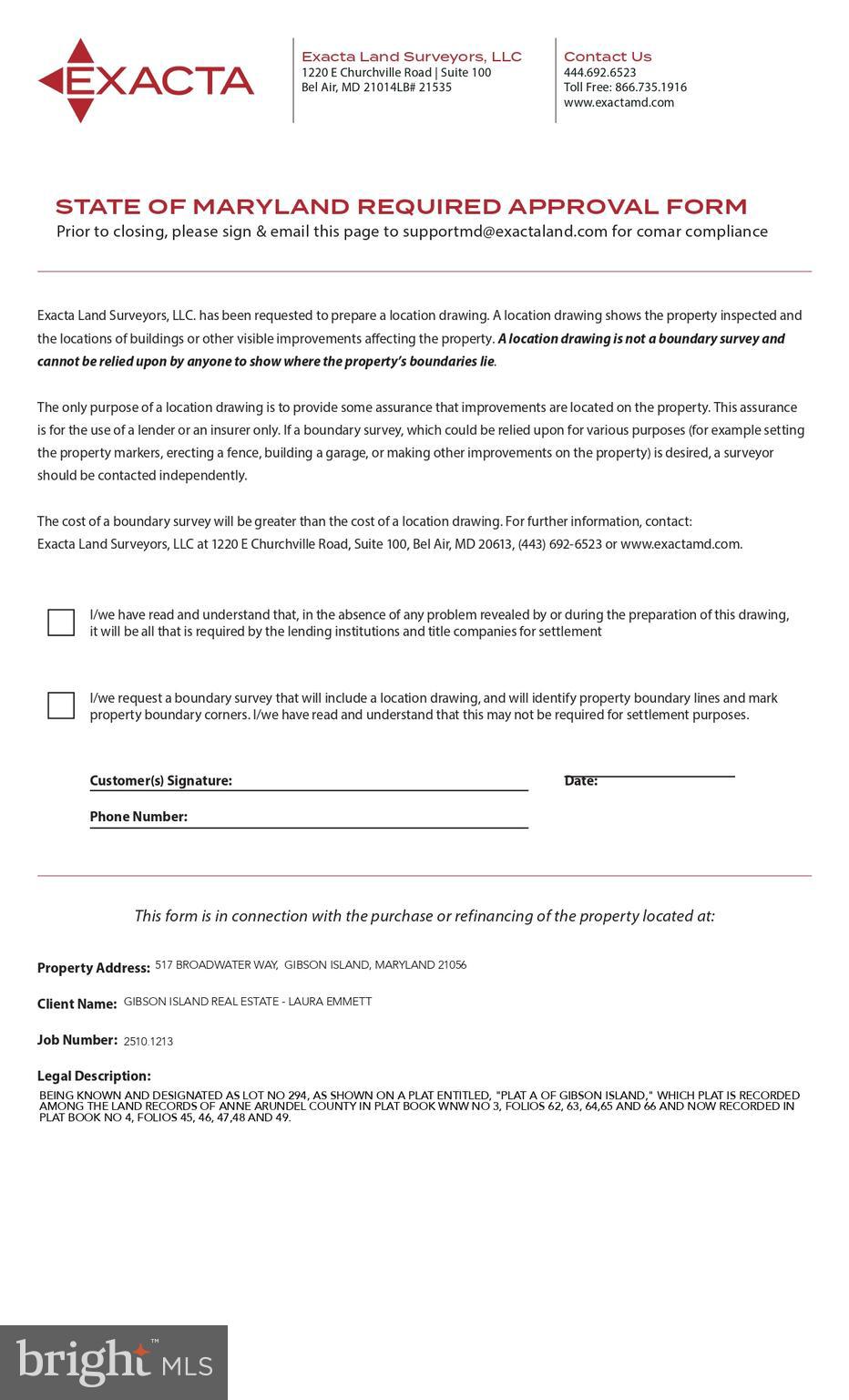 GIBSON ISLAND - Residential