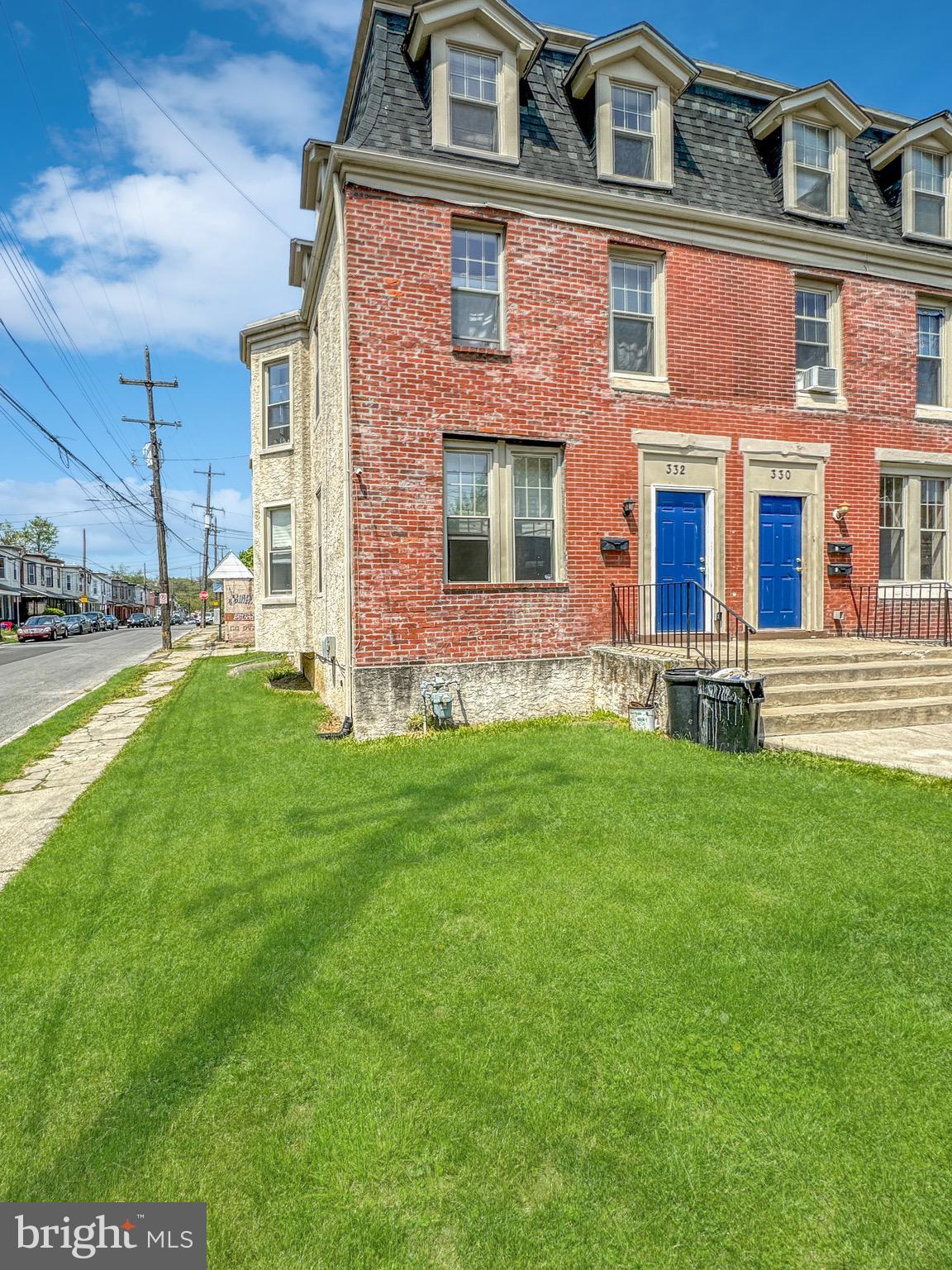 Welcome to 332 S 5th St! This large single family home is being offered for a future home buyer or investors that want to expand their investment portfolio. The home is a 5 Bed, 2 Bath and **Section 8 approved**. This building was refinished within the last few years. This corner lot is convenient and local to near by public transportation such as train stations and bus stops. The home has laundry hook-ups on the main floor for your convenience. Throughout the home you have plenty of recessed lights highlighting the spacious main floor. Moving up to the second floor you have 1 full bath and 3 bedrooms. Continuing up to the 3rd floor you have another full bathroom and two additional bedrooms.
Book your showings today and see this large corner masonry home!