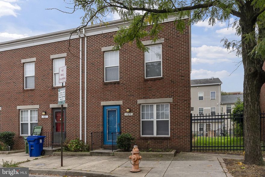 Own this home for possibly as little as 5% down! (*subject to lender approval and buyer qualifications) Welcome to 725 W Cherry Blossom Way, a spacious 4-bedroom, 3-bath home in the heart of Baltimore. This property features bright open living areas, a modern kitchen, generous bedrooms, and a fully finished basement with 2 rooms, den,  and a bathroom. A brand-new HVAC system will be installed upon contract signing, giving buyers peace of mind.  Fully fenced in back yard, along with designated parking for residents. Ideally located just steps from the University of Maryland, Baltimore campus and Medical Center, and close to downtown shops, parks, and commuter routes, this home offers the perfect blend of comfort and convenience.