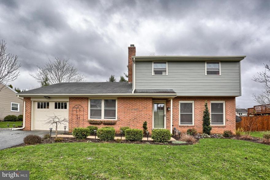 Completely updated open floor plan 3 br home in Manheim Township's Bel Air neighborhood. Kitchen with butcher block counters, breakfast bar, tiled back splash & track lighting & wood burning fp in family rm. Finished lower level, rear patio with concrete pavers & professionally landscaped fenced in yard with fire pit area. New siding, downspouts, gutters & soffit. Convenient location. All offers to be presented Monday Jan. 11th at 6pm.