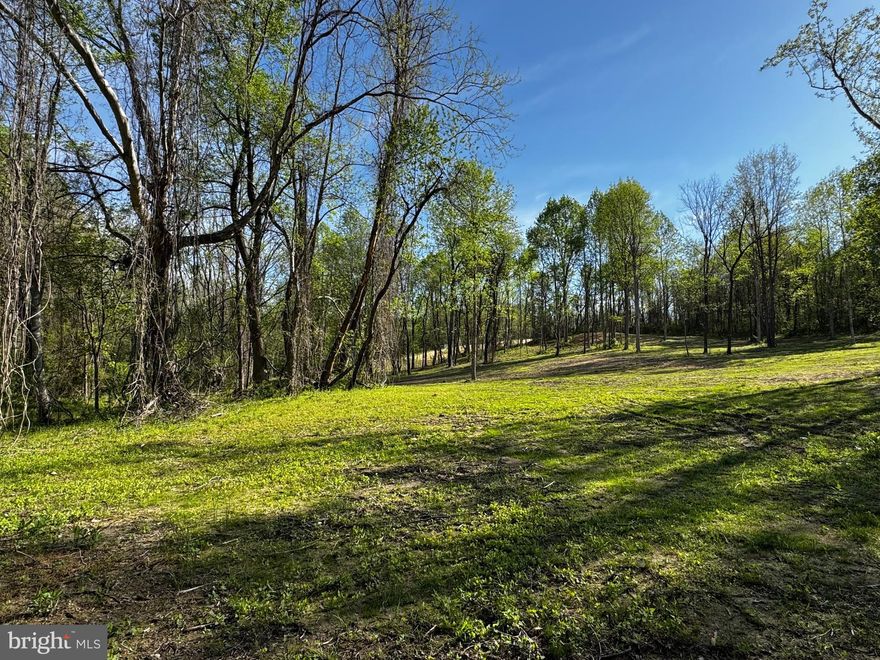 Property has recently been surveyed and corners are marked. Property goes over the creek and up the hillside. Power is on the property.