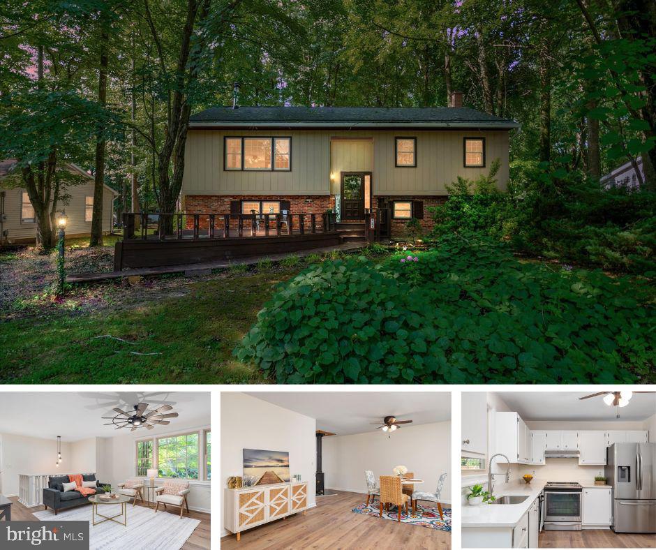 Welcome to 313 William Way - Featuring 3 bedrooms, 2 full baths, and a layout that perfectly blends comfort and function, this home is ideal for those craving space inside and out. Highlights Include: Fresh paint & new flooring throughout, Beautifully updated kitchen with quartz countertops and bathrooms, a lower level that offers plenty of space for entertaining, the enclosed porch with stone floors will be your private sanctuary, the Generous fenced-in yard with tons of outdoor living space, Water access community with private boat ramp, perfect for Eastern Shore living! Located on a quiet street with mature trees offering privacy, shade and adventure in one of Kent Island’s most convenient and established neighborhoods, Bay City—just minutes from the bridge, beaches, and local favorites. Matapeake School District. Public Sewer & Water. HOA $150/year