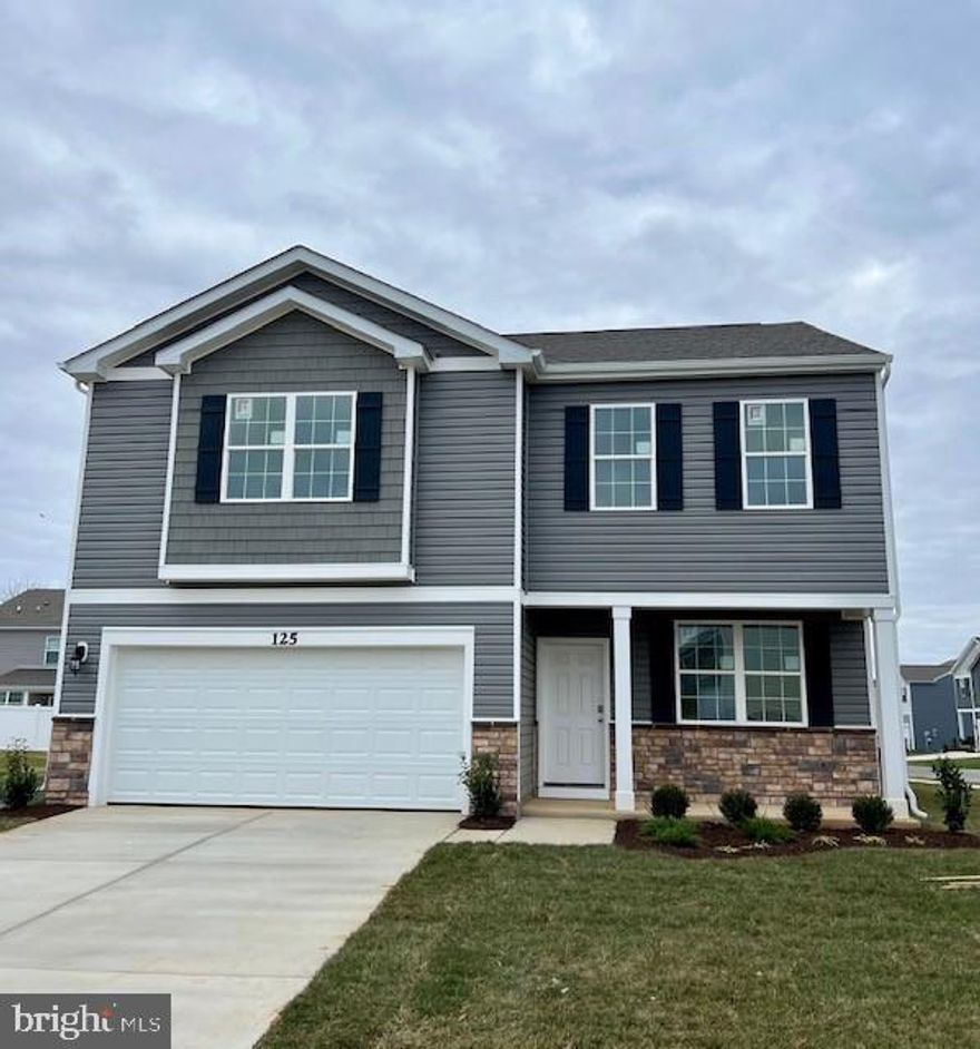 Come see this 4 bedroom 2.5 bath 2 level home that features a covered front porch and a 2 car garage with mountains views. Fully equipped gourmet kitchens with stainless steel appliances, 25 cu ft side by side refrigerator with in door water/ice, multi cycle dishwasher, disposal, range and microwave with Aristokraft kitchen cabinetry, LED work area kitchen lighting and granite countertops. America's "Smart Home Technology" featuring Quisys IQ HD touchscreen with camera, Wi-Fi video doorbell, Echo Dot speaker with Alexa, Z-Wave programmable thermostat, smart light switch and Keyless Entry front door lock with deadbolt, flat screen prewires with cat-6 outlets in owners suite and living area, and finally a Wi-Fi enabled garage door opener. LVP flooring on main level and wet areas on 2nd level  areas, two panel interior doors with brushed nickel hardware, wall to wall carpeting in bedrooms, ceiling fan pre-wires, whole house window blinds throughout - ALL BRAND NEW AND ALL INCLUDED!!! Attractive low down payment financing programs available at below market rates. Closing Cost Assistance Available with DHI Mortgage!