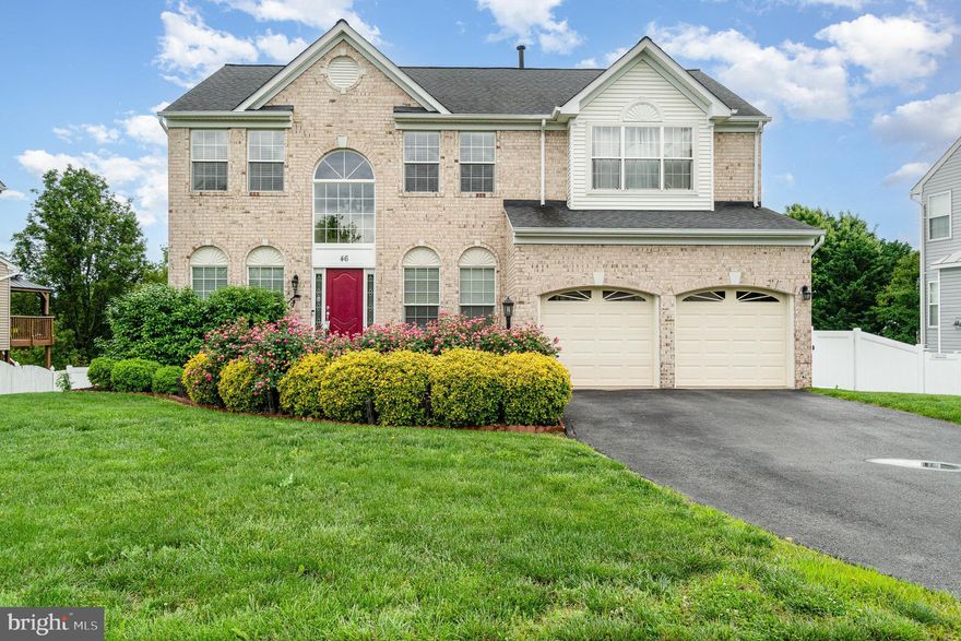 Welcome to 46 Northampton Blvd, nestled in the sought-after Hampton Oaks community in the heart of Stafford, VA. This beautifully maintained home offers three full levels of living space, combining timeless charm with modern touches—perfect for beginning your next chapter.

As you enter, you're welcomed by a soaring two-story foyer that sets an elegant tone for the rest of the home. Just off the entryway is a formal sitting room, currently styled as a piano lounge, offering a flexible space ready to reflect your personal style. Directly across, the formal dining room features large, front-facing windows that fill the space with natural light and offer a view of the front yard and vibrant neighborhood beyond. 

Around the corner, the main living room and kitchen flow seamlessly in an open-concept layout, ideal for both everyday living and entertaining. The living room, complete with a cozy fireplace, invites you to relax, while the adjacent kitchen boasts modern white cabinetry and convenient garage access. Just off the living area, a separate room—currently used as a home office—provides the perfect balance between productivity and comfort, all on the main level.

Upstairs, you'll find five spacious bedrooms, including an impressively sized primary suite. The ensuite bathroom offers ample space to unwind, and the walk-in closet is full of Pinterest-worthy potential—truly a must-see. A unique niche tucked just above adds a special touch to the room, perfect for creative decoration or showcasing your personal style.

The finished basement adds even more versatility to the home, currently functioning as a gym. It also includes a full bathroom and an unfinished room that offers excellent storage space.

With its thoughtful layout, flexible spaces, and location in a vibrant, established community, 46 Northampton is more than just a house—it's the place where your next chapter begins. Owner is willing to consider one small dog case by case basis