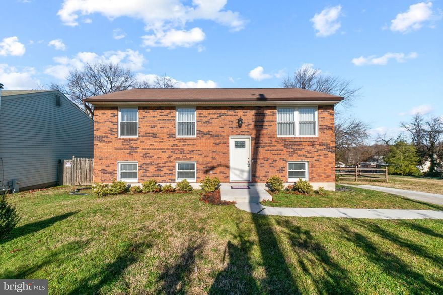 COMING SOON!!! Individual Showings Begin After The Sunday 1/7 OPEN HOUSE From 10am To 12:30pm.  Updated 4 Bedroom 2 Full Bath Brick And Vinyl Split Level Sited On .036 Acres With Multi-Tier Patios, Private Driveway, Shed And Fenced Rear Yard Backing To Trees.  Split Level Foyer With Ceramic Tile Floor, 2 Story Ceiling And Ceiling Fan Leading To The Upper Level Showcasing Living Room With Hardwood Floor And Recessed Lights, Updated Kitchen With Hardwood Floor, Center Island With Breakfast Bar, Granite Countertops, Ceiling Fan, Updated Cabinets, Stainless Steel Appliances. Built-In Microwave, Electric Stove / Oven, Side By Side Refrigerator With Water And Ice Dispenser, Double Sink, Disposal, Dishwasher, And Recessed Lights And Open Floor Plan To The Adjacent Spacious Dining Room / Family Room With Hardwood Floor, Skylights And Abundant Windows With Views Of The Rear Yard And Trees As Well As  Updated Full Hall Bath With Dual Entry, Ceramic Tile Floor, Tub Shower With Ceramic Tile Surround And Skylight, Primary Bedroom With Hardwood Floor And Bedroom 2 With Hardwood Floor.  Lower Level Offers Expansive Recreation Room With Luxury Vinyl Plank Floor And Recessed Lights, Bedroom 3 With Luxury Vinyl Plank Floor And Separate Exterior Entrance, Laundry Room With Marble Floor, Stacked Front Loading Washer And Dryer And Updated Hot Water Heater And Updated Heat Pump, Bedroom 4 With Luxury Vinyl Plank Floor And Separate Exterior Entrance, And Updated Full Hall Bath With Marble Floor And Tub Shower. Exterior Features Landscaping, 3+ Car Private Concrete Driveway, Split Rail Fenced Rear Yard, Upper Concrete Patio Covered (20'x32'), Lower Patio (12'x20') And Shed.   A MUST SEE AND MOVE IN READY!!!  *** PLEASE CLICK ON THE 'MOVIE' ICON WITHIN THE ONLINE LISTING TO VIEW THE 3D VIRTUAL TOUR AND WALK THRU VIDEO ***