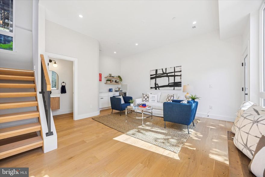 **NOW OFFERING 4.99% interest rate on qualified Buyers 1st year mortgage**
Welcome to 4315 Boone Street, a meticulously crafted, new construction home in the heart of Manayunk. Perfectly situated on a large 32 x 70 ft lot this luxury townhome offers an expansive & functional design, w/over 3,500+ sq. ft. of thoughtfully crafted living space. Boasting 3 spacious bedrooms & 3.5 modern bathrooms, it’s perfect for comfortable, easy living and entertaining. The open-concept floor plan flows seamlessly throughout, with an abundance of windows offering an incredible glass to square foot ratio for natural light. One of the standout features is the stunning roof deck, providing fantastic views of the city and a perfect spot for relaxing or hosting guests. Additionally, the home includes an (oversized) 1 car garage for convenient parking and several other private outdoor spaces, allowing you to enjoy outdoor living at every turn.  This home is ideally located, just a short stroll to Manayunk’s Main Street with vibrant & trendy bars, restaurants, and shops. You’ll also enjoy the convenient access to Center City Phila, just a quick drive away.  Designed by the renowned Morrissey Design Group, this home draws inspiration from Scandinavian design principles, focusing on clean lines, simplicity, and functionality. For your peace of mind, this property comes with a 1-year builder’s warranty and is approved for a 10-year tax abatement.