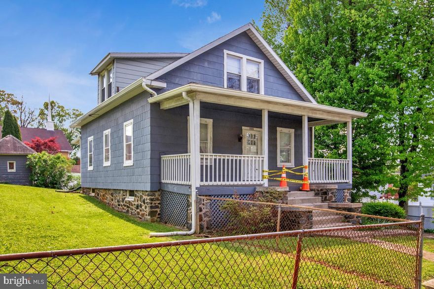 Here's your chance to get one of the largest yards in Richardson Heights!   For sale is this 1930 Cape Cod that is situated on 4 lots!  There is an extended driveway for approx. 4 cars, 1-car detached garage and a wooden outbuilding in the rear yard.   The interior has a combined living room/ dining room with hardwood flooring and a brick wood-burning fireplace.  The country kitchen has a gas stove and metal cabinets.   Two bedrooms with hardwood flooring and one bath on the main floor.   One large bedroom upstairs that could be turned into your primary suite with four storage closets.   Full unfinished basement with laundry, double stationary tub and convenient side entrance from the driveway.