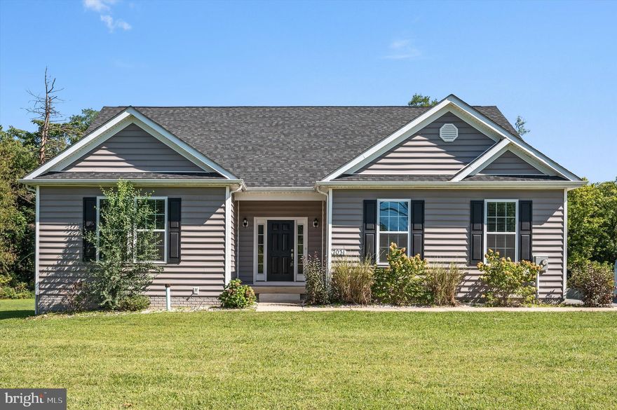 One level living at its finest! This home features 3 bedrooms and 2 full bathrooms. LVP flooring throughout the home. Granite countertops also throughout the home, including the bathrooms. Stand up shower and tub in primary bedroom. Newer washer and dryer. 2 car garage. Electric fireplace in living room. Nice deck with a scenic view with walkdown steps to the nice backyard. Call today to schedule a showing!