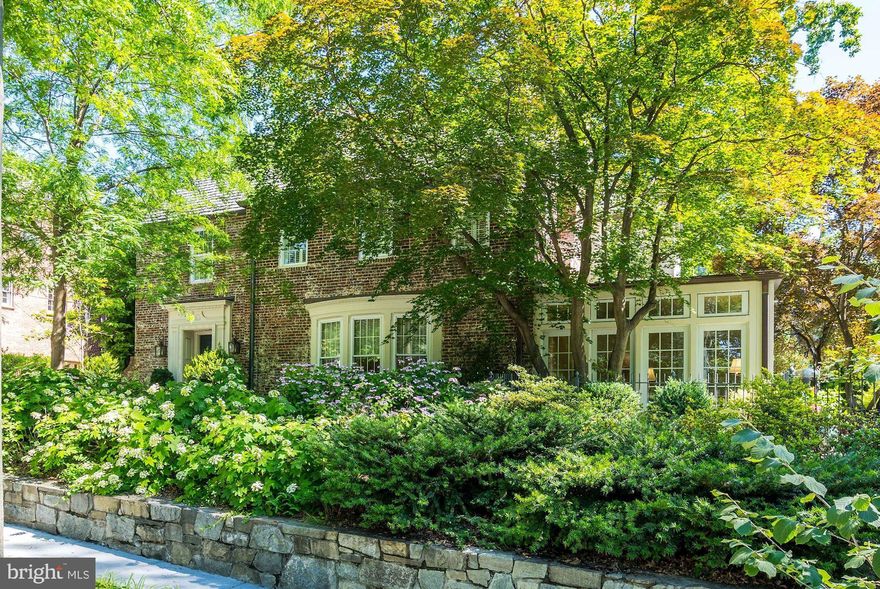 TRULY EXCEPTIONAL  5-BEDROOM 3-FULL 3-HALF BATH BEAUTIFULLY  DESIGNED BRICK  RESIDENCE EMBODYING A TOP TO BOTTOM RENOVATION OF THE CLASSIC ORIGINAL HOME  HIGHLIGHTING THE ORIGINAL GRACIOUS CHARM WITH GORGEOUS  CUSTOM FEATURES  AND CAREFUL  ATTENTION TO DETAIL THROUGHOUT 4  FINISHED FLOORS.    FIRST FLOOR OPENS TO WIDE WELCOMING FOYER, DELIGHTFUL  LIVING ROOM WITH FIREPLACE, ELEGANT SPACIOUS DINING ROOM WITH LARGE BAY WINDOW  OVERLOOKING   PRIVATE PATIO AND FOUNTAIN.  COMFORTABLE FAMILY ROOM WITH A WALL OF WINDOWS  AND HEATED FLOOR  OPENS TO LUSH GROUNDS AND PATIO.   GLISTENING GOURMET KITCHEN WITH EVERY POSSIBLE AMENITY: GRANITE COUNTERTOPS, DESIGNER APPLIANCES, 2 SINKS, LARGE PANTRY.  BREAKFAST ROOM/HOME OFFICE.   A DELIGHTFULLY COMFORTABLE FLOW  THROUGHOUT THE LIVING SPACES.   SECOND FLOOR:  EXPANSIVE MASTER SUITE FLOODED WITH LIGHT,  ADJOINING COMFY SITTING ROOM,  MASTER BATH WITH DESIGNER FEATURES, ADDITIONAL HALF BATH, WALK IN CLOSET.    PRIVATE BALCONY OFF MASTER SUITE.   2 ADDITIONAL SPACIOUS FAMILY BEDROOMS  AND HALL BATH.  THIRD FLOOR:  2 FAMILY/GUEST BEDROOMS, FULL BATH AND LARGE LANDING TO ACCOMMODATE AN OFFICE OR SITTING AREA , CEDAR CLOSET,  FULL BATH.   LOWER LEVEL:   EXPANSIVE MEDIA ROOM, HALF BATH, LAUNDRY, UTILITIES, GREAT STORAGE, OUTSIDE ENTRANCE.   ADDITIONALLY THE EXTERIOR IS VERY INVITING WITH LUSH GREEN LANDSCAPING, SEVERAL PATIOS, A FOUNTAIN AND PEACEFUL PRIVATE VIEWS ON A VERY QUIET COVETED STREET.  2-CAR GARAGE.   WALK TO METRO, ROCK CREEK PARK, SEVERAL DINING CHOICES AND MANY AMENITIES IN MINUTES!   VERY SPECIAL OPPORTUNITY!!!
