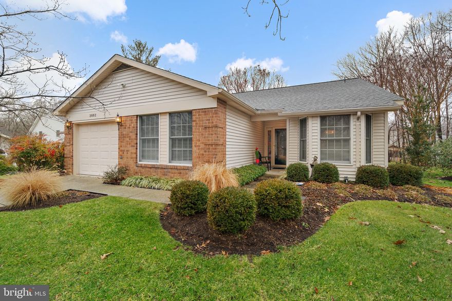 Welcome to your dream home nestled within an active adult community! This charming one-level, garaged home  is tucked away on a professionally landscaped, private cul-de-sac lot. It offers the perfect blend of comfort and luxury.  Immerse yourself in a vibrant community with an array of amenities - indoor and outdoor pools,  partake in community events, and relish golf, tennis, pickleball, fitness, and a tranquil dock for peaceful moments. Freshly painted and updated throughout, including stainless steel appliances, gas fireplace and elegant wood floors.  The home itself is a testament to style and functionality.  You'll find serenity and relaxation and added versatility in the den that opens to a private patio with electric awning and backs onto open space.  Come experience your retreat in this beautifully maintained haven, where every amenity and activity is right around the corner.