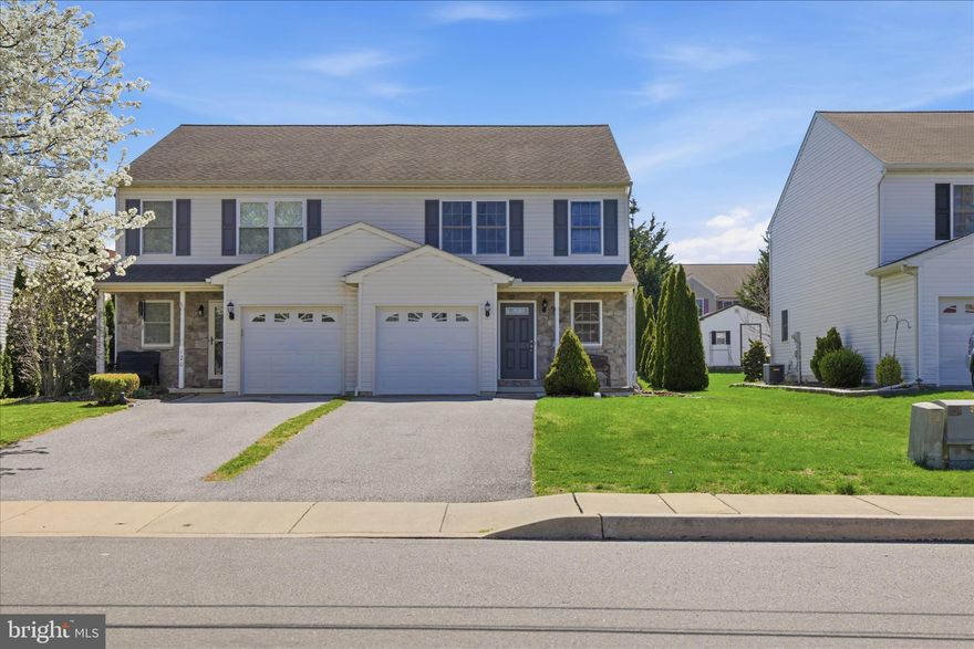 This well maintained 16 year old semi detached home offers the perfect blend of functional space and a walkable small town lifestyle buyers love.

Step inside to a bright and inviting layout designed for everyday living. The main level flows comfortably and includes a convenient half bath and main floor laundry, adding ease to your daily routine. Upstairs, you will find three comfortable bedrooms and two full baths, including a private primary suite that creates a relaxing retreat at the end of the day.

The full basement offers excellent storage and future potential, while efficient natural gas heat and central air provide year round comfort.

Outside, enjoy a manageable yard with space to relax or entertain, along with a one car attached garage and additional driveway parking. Located just minutes from local shops, dining, and everyday amenities, this home offers the convenience of in town living with a welcoming neighborhood feel.

Built in 2010 and in very good condition, this is a move in ready opportunity ideal for buyers looking for low maintenance living without sacrificing space or comfort.