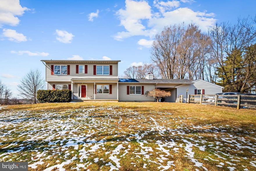 Escape to peaceful country living in this charming rural Colonial nestled on over 3.5 scenic acres. Featuring 4 spacious bedrooms, 2.5 baths, a finished basement, covered rear patio and a breezeway-attached 2-car garage. Enjoy the picturesque setting surrounded by mature trees, open skies, and rolling countryside—all within the highly sought-after Hereford zone Blue Ribbon school district. The home offers great bones and endless potential, providing the perfect canvas to design your dream retreat. Whether you’re envisioning a modern farmhouse makeover or cozy family reserve this property delivers the ideal combination of privacy, character, and opportunity. A rare chance to create your own country masterpiece just minutes from conveniences and commuter routes—don’t miss this one-of-a-kind find! **EDI marked listing photos may include digital enhancements or decluttering for marketing presentation**