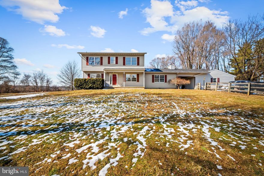 Escape to peaceful country living in this charming rural Colonial nestled on over 3.5 scenic acres. Featuring 4 spacious bedrooms, 2.5 baths, a finished basement, covered rear patio and a breezeway-attached 2-car garage. Enjoy the picturesque setting surrounded by mature trees, open skies, and rolling countryside—all within the highly sought-after Hereford zone Blue Ribbon school district. The home offers great bones and endless potential, providing the perfect canvas to design your dream retreat. Whether you’re envisioning a modern farmhouse makeover or cozy family reserve this property delivers the ideal combination of privacy, character, and opportunity. A rare chance to create your own country masterpiece just minutes from conveniences and commuter routes—don’t miss this one-of-a-kind find! **EDI marked listing photos may include digital enhancements or decluttering for marketing presentation**