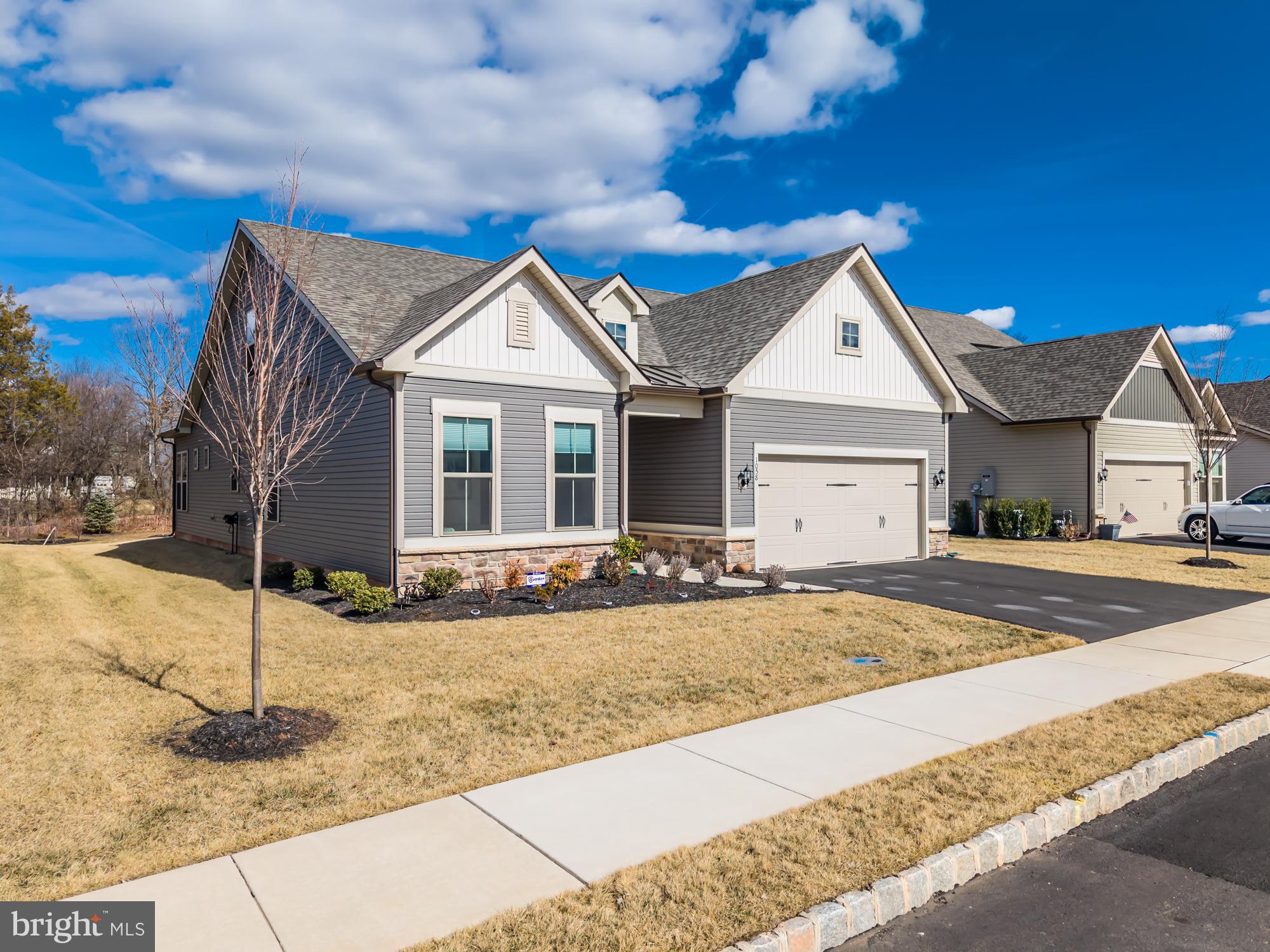 Welcome to 1058 Hill St, a beautifully upgraded, move-in-ready Prosperity Model Home, nestled in the highly desirable 55+ Del Webb community! This home boasts a wealth of premium features, including a Sunroom Addition, an Extended Covered Patio, High-quality flooring throughout, Enhanced lighting, and a second-level living space with an additional bedroom and full bath. Situated on a Private lot, you can enjoy the serene back patio in complete privacy.
The spacious layout is ideal for comfortable living and entertaining. The main floor features a generous Primary Bedroom with an en-suite, a large second bedroom with a full hall bath, a spacious family room, and a versatile office or formal dining area. The chef's kitchen is equipped with a stunning Quartz island that’s perfect for hosting gatherings. The Sunroom Addition floods the home with natural light and opens to the Extended covered patio, offering a peaceful retreat on a Private Lot.
Upstairs, you’ll find a third bedroom, a full third bath, and a spacious loft that can serve as a playroom, office, or peaceful escape from the hustle and bustle. The comforts of this home are complemented by resort-style amenities, including a clubhouse, outdoor pool, fitness center, tennis courts, gathering spaces, and more. Experience a low-maintenance lifestyle with lawn care, landscaping, and snow removal all provided.
The community is conveniently located with easy access to Route 476 and Route 309, as well as nearby shopping and dining options.
Come Tour Today and Enjoy A Luxury Life Style