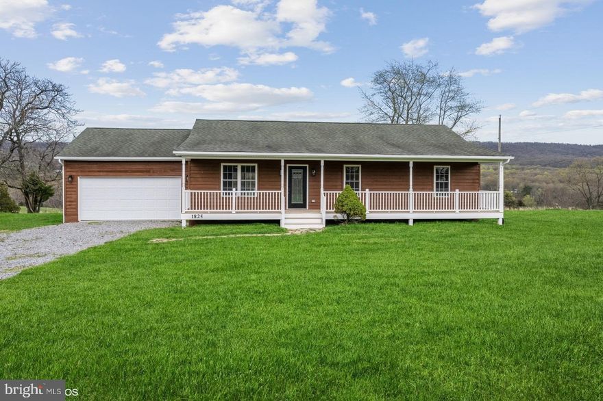 Newly renovated and move in ready.  Lovely 3 bedroom 2 bath Rancher on  mostly level lot with mountain views.