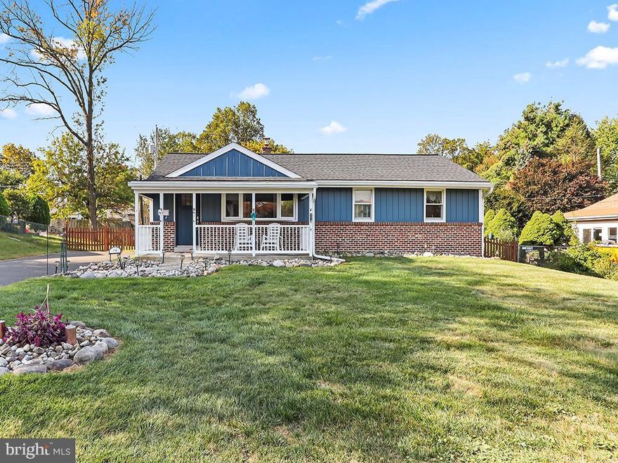 This charming ranch-style home, built in 1958, offers a delightful blend of comfort and functionality, perfect for creating lasting memories. With 1,056 square feet of living space, this residence features three cozy bedrooms and two full bathrooms, making it an ideal retreat for relaxation. Step inside to discover a warm and inviting interior. The combination dining and living area is perfect for gatherings, while the eat-in kitchen is designed for both convenience and comfort. Enjoy the ease of meal preparation with essential appliances, including a gas oven/range, refrigerator, dishwasher with recessed lighting & tile backsplash. The removable Kitchen table was custom-built to fit perfectly in the place. Washer and dryer conveniently located on the main floor as well. Window treatments enhancing the cozy atmosphere throughout. The updated primary bathroom features a stall shower and a tub/shower in the second bathroom, providing options for your daily routine. The additional bathroom ensures that everyone has their own space. An attic offers extra storage, keeping your living areas clutter-free. Outside, the property boasts a generous 0.23-acre lot, featuring a level yard perfect for outdoor activities or gardening. The enclosed patio and covered front porch provide a serene space to enjoy your morning coffee or unwind in the evening. 2018-2022 tons of upgrades have been added to this home like Anderson windows, new roof, new siding, gutters, downspouts, new driveway as well as Lennox heater & air conditioner system.  Additional exterior features include thoughtful lighting that enhances the home's curb appeal. Parking is a breeze with a new asphalt driveway accommodating up to three vehicles, ensuring convenience for you and your guests. A shed on the property offers additional storage for tools and outdoor equipment. Located in a welcoming community, this home is surrounded by a variety of neighborhood benefits. Residents enjoy easy access to local parks, providing ample opportunities for outdoor recreation and relaxation. The area is known for its schools, making it a great choice for those seeking quality education options. Public services are readily available, ensuring a comfortable and convenient lifestyle. This property is not just a house; it's a place to call home, where comfort meets community. Embrace the opportunity to create your own sanctuary in this delightful ranch-style residence.