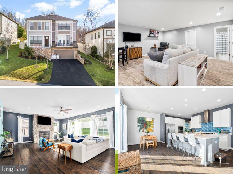 Modern Comfort Meets Lakeside Living in Lake Linganore

Step into this stunning contemporary home and instantly feel the warmth of its bright, open foyer. Gleaming hardwood floors flow throughout all levels, setting the tone for stylish yet comfortable living. Work-from-home days are elevated with a private office space perfectly suited for productivity and stunning views!

The heart of the home is the expansive family room, featuring a breathtaking floor-to-ceiling stone fireplace—an inviting centerpiece for cozy winter nights. A separate dining room provides the ideal setting for holiday gatherings and el fresco or stylish dinner parties. Step outside onto the elevated deck for the most stunning sunset views while you take in the evening air!

The large, open kitchen is designed for cooks and entertainers alike, offering ample cabinetry, upgraded countertops, stainless steel appliances, and a spacious island perfect for hosting.  The custom backsplash brings a sense of European charm to the kitchen! A charming coffee bar/butler’s pantry seamlessly connects the kitchen to the dining room, while the bright breakfast room delivers the perfect spot to start your mornings. Just off the breakfast room, step out onto the peaceful porch—ideal for enjoying quiet sunrises, sipping coffee, or a cookout with friends and family!

Upstairs, the primary suite is a serene retreat complete with a tray ceiling and a spa-inspired bathroom featuring a relaxing soaking tub, double vanity with storage, and thoughtful finishes throughout. Three additional bedrooms and two full bathrooms provide plenty of space for family or guests, and the oversized laundry room ensures effortless convenience.

The lower level offers endless possibilities—whether you envision a game room, playroom, or home theater. With an additional full bathroom and abundant storage, this space is ready for whatever you need. The unfinished space has an egress window so you could add another bedroom to the home quite easily!  The large fenced-in yard offers room to play, garden, or simply unwind.

Located in the desirable Lake Linganore community, you’ll enjoy access to beaches, pools, trails, lakes, sports courts, and all the resort-style amenities this sought-after neighborhood is known for. From this perfect location it is just a short walk to the dam wall and lake trail.  All of this close to the historic and award winning town of New Market and the city of Frederick!