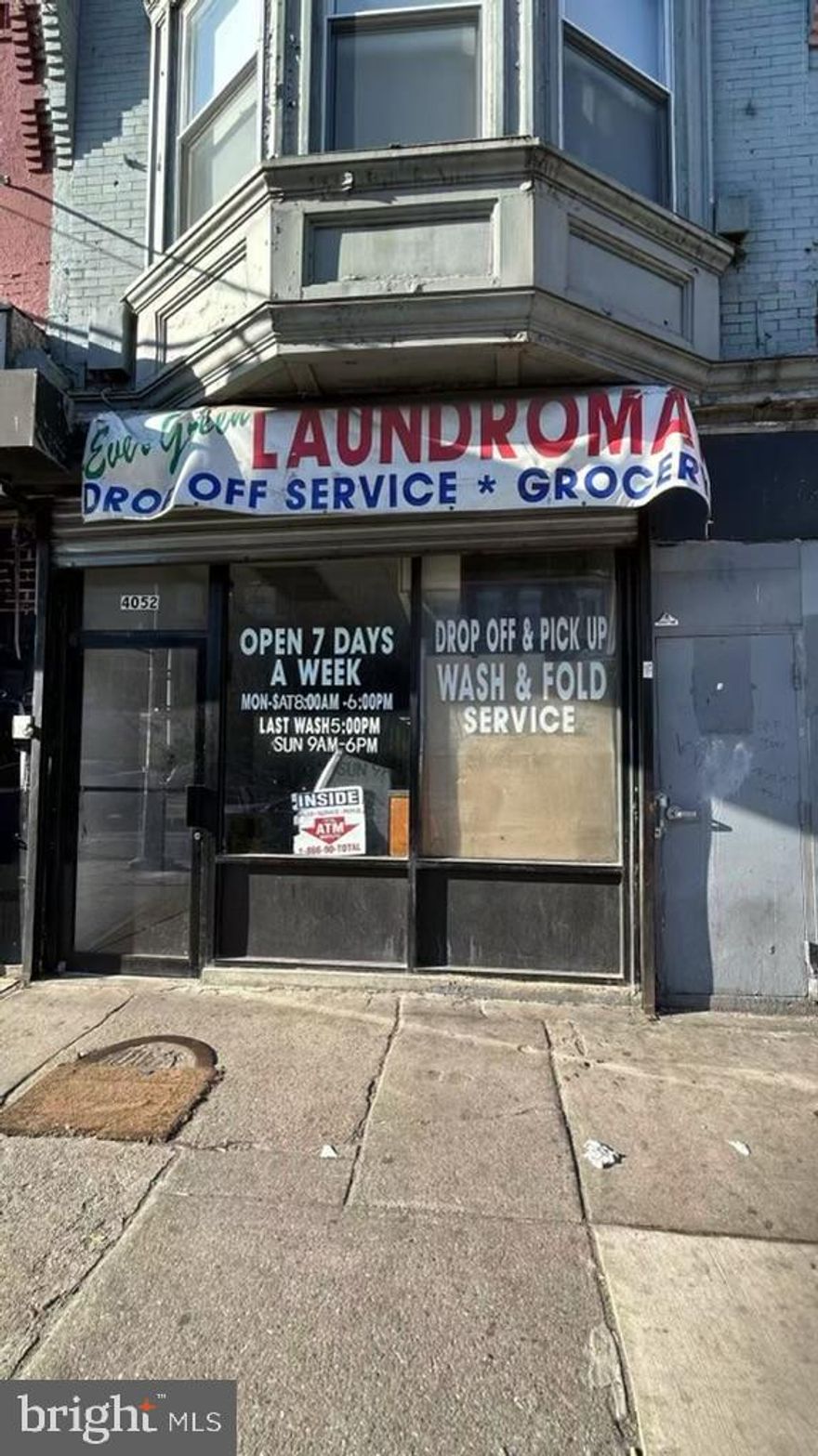 Property zoning CMX2. Property sells business and building. 1st floor Laundromats sells including all applicants and business. 2nd and 3rd floor two apartments.