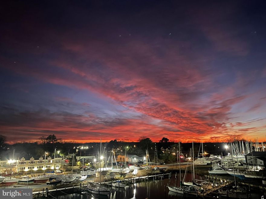 Welcome to Marshy Cove Unit 409, considered by many as the most desirable in the building, for the reasons that it's a top floor penthouse in excellent condition,  a corner location of 1720 sq ft,  among the building's largest,  with direct views of the Cambridge Creek as it flows into the Great Choptank River, said views available from all rooms plus an outstanding view from the private balcony.  The interior has a well designed floor plan starting with an inviting foyer which widens and connects with the kitchen and its adjoining breakfast room. The foyer also leads to the dining area which binds with the living room forming ample space for "living".  Next, open the slider and step out to the balcony for relaxing water views and unique wildlife, i.e. bald eagles and osprey, along with watermen leaving and later returning with their catch.   Next check out the the primary bedroom with its water view, walk-in closet, storage closet, walk-in  shower, double sinks/vanities and attractive tile finishes. In the unit's opposite end is the guest bedroom with a nearby full bath. 
        Unit amenities include a parking garage with one reserved space(#35), additional parking in adjacent lot, a storage room off lobby 75 sq ft, 8 ft high, (largest in bldg).  When you're exhausted from relaxing hop on your boat in your deeded 30 ft boat slip and go bare ft water skiing.  Upon return jog over to the pool with life guard and community center.  
       The Marshy Cove Condominium Assn.  is financially sound with no special assessments in its history.  The cash reserves are nearing $500K.  The budget is 2 years ahead of down the road  needs for maintenance.  The condo fee was not increased in 2026.
       If you're new to Cambridge you will find a friendly atmosphere, with its own amenities led by the iconic 40 mile Choptank River which is prime for boating, water sports, crabbing/fishing, sight seeing, etc,  A local saying states "Water Moves Us".  Downtown Cambridge has many retail shops, civic events,  professional and service offices, restaurants/taverns, arts center, library and so on.  Dorchester County has several interesting  destinations, such as Harriet Tubman Museum and Blackwater Wildlife Refuge.  If you're a beach goer the ocean resorts are an hour or so away from the condo.