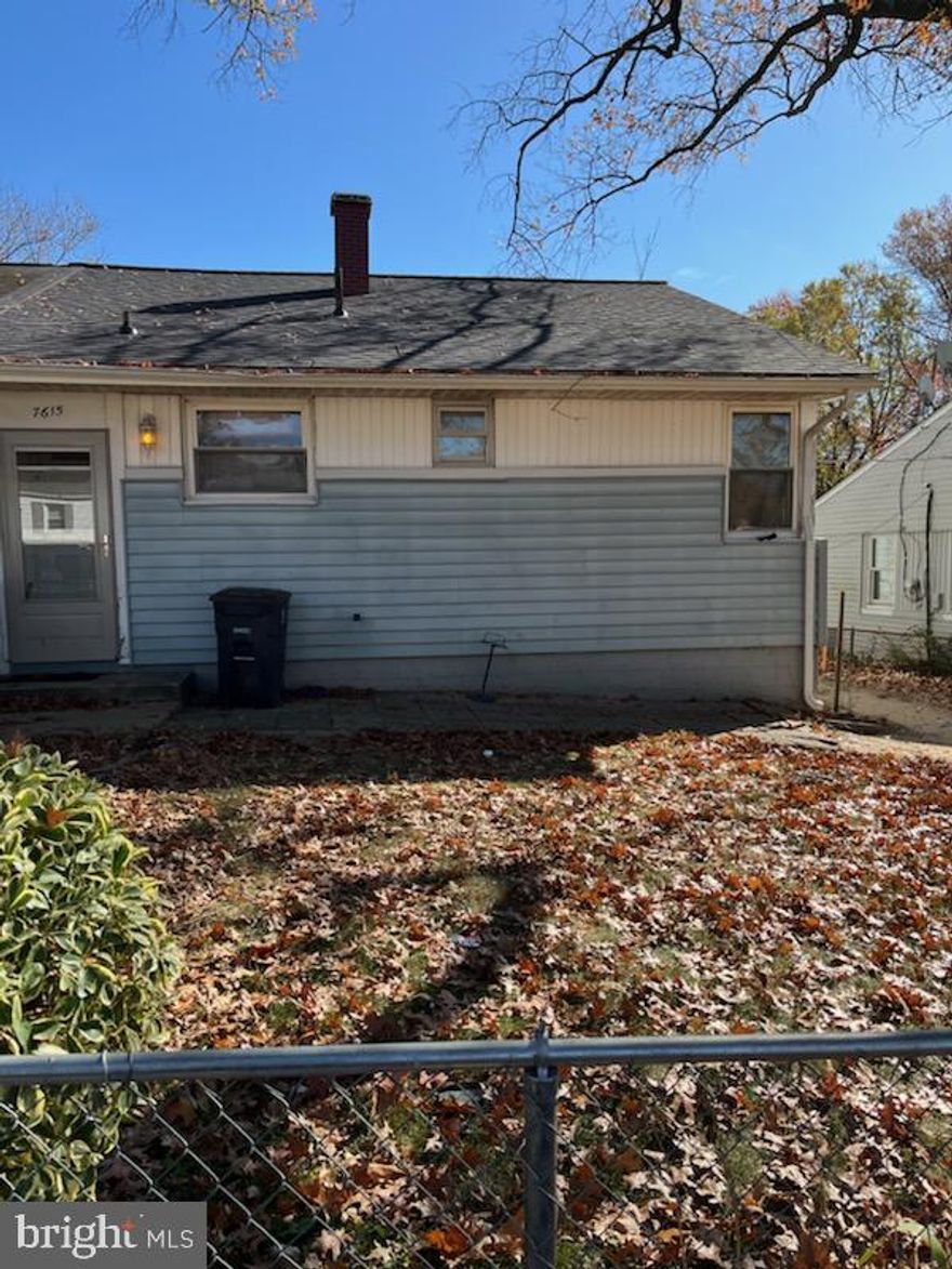 This home features 3 bedrooms and one bath.  Looking for one level living with addition.  Look no more.  Investors opportunity