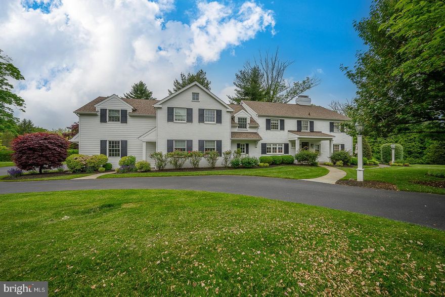 Welcome to your dream home in Villanova! Nestled in one of the most sought-after neighborhoods on a quiet cul-de-sac, this exquisite residence offers the epitome of luxurious living. Boasting five bedrooms and renovated in 2014, this transitional-style home is a perfect blend of timeless elegance and modern convenience.

As you approach, you're greeted by manicured lawns and a painted brick facade that exudes curb appeal. Step inside, and be prepared to be captivated by the meticulous attention to detail and superior craftsmanship evident throughout the home.

The heart of this residence is the spacious and light-filled, chef-inspired kitchen, where gatherings with family and friends are sure to be unforgettable. The kitchen features an 11- foot island with Calcutta Gold marble countertop, Wolf double oven, 48-inch Sub-Zero refrigerator/freezer, beverage refrigerator, ice maker and custom cabinetry.  Whether you're preparing a casual meal or hosting a formal dinner party, this kitchen is sure to impress even the most discerning of chefs. 

The open layout seamlessly connects to the family room, with coffered ceilings, custom built-in cabinetry, a gas fireplace and dining area, creating an ideal space for entertaining. As you step into the dining room, you're greeted by an elegant space perfect for hosting dinner parties or intimate gatherings. The room features exquisite detailing and ample space for a large dining table, ensuring memorable meals with loved ones.

Beyond the dining area, the living room beckons with its French doors leading to the outside patio. This room offers a cozy retreat, with a wood-burning fireplace, where you can unwind and enjoy time with friends and family. Rich hardwood floors, designer light fixtures, and custom millwork add to the ambiance, while large windows invite in an abundance of natural light, creating a warm and inviting atmosphere.

Adjacent to the living area, a well-appointed office with wood-burning fireplace provides a quiet sanctuary for work or study. Whether you're catching up on emails or diving into a creative project, this space offers the privacy and functionality you need.

For added convenience, the mudroom features custom built-ins, offering storage solutions to keep your home organized and clutter-free. This thoughtfully designed space provides a seamless transition from outdoor activities to indoor comfort, making daily life a breeze.

Retreat to the luxurious primary suite, where tranquility and comfort await. Complete with a spa-like ensuite bathroom and double, walk-in closets, this private oasis provides the perfect escape at the end of the day. Four additional bedrooms, 3, with en-suite bathrooms, offer flexibility and space for family members or guests, each thoughtfully designed and appointed for comfort.

Outside, two patio areas and backyard provide a serene setting for outdoor living and entertaining. Whether you're enjoying morning coffee or hosting a summer barbecue, this outdoor space is sure to be a favorite gathering spot for years to come.

Located in a great neighborhood, residents enjoy easy access to top-rated schools, upscale shopping, dining, and recreational amenities. With its prime location and exceptional features, this impeccable home offers the perfect blend of luxury, comfort, and convenience. Don't miss your opportunity to make this dream home yours!