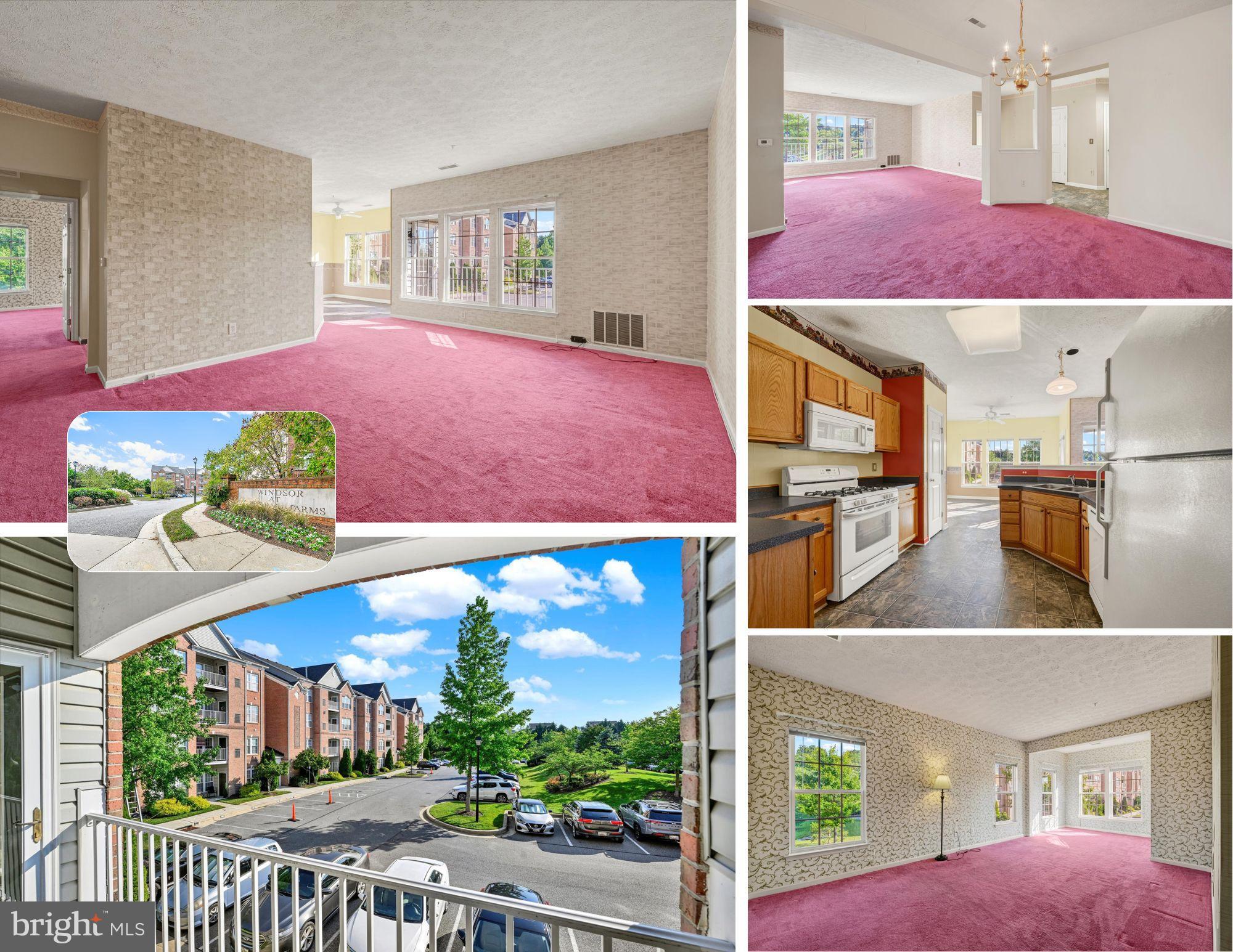 🏢 Yes, there are a lot of condos for sale at The Windsor…But only one gives you this much space, this much light, and THIS kind of price tag.
📍 9603-F Amberleigh Lane is a spacious second-floor end unit in one of Perry Hall’s favorite elevator buildings—because stairs are optional, not mandatory.
✨ Over 1,600 square feet, extra windows in the primary suite, dual sinks, walk-in shower, and a layout that lives like a house—without the lawn to mow or snow to shovel.
💸 Priced below market and sold as-is, you get full permission to ditch the mauve carpet and safari border and design a space that feels like you.
(Hint: the HVAC was updated in 2020, water heater in 2014—you’re not starting from scratch, just from style.)
🌳 The Windsor offers: Elevator access & secure entry - Manicured grounds with walking paths - Pet-friendly living - Convenient location near shops, parks, and Perry Hall Library
If you’ve toured other units and felt meh, come see this one—it’s got good bones, great light, and even better potential. And hey, who doesn’t want decorating freedom and a discount?
What would you change? What would you keep? Bring your imagination and start creating your perfect condo today.***PARKING SPACE 158 (buyer to verify the space # conveys with the sale) on Dunton Terrace side of the building (rear). Plenty of parking - the front of the building faces Amberleigh, the rear faces Dunton. You can enter from either side.