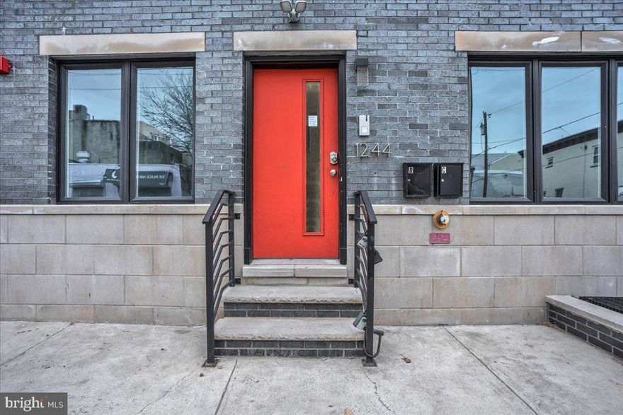 Don’t miss this stunning third-floor condo with a private roof deck—perfect for relaxing or entertaining. Inside, you’ll find three spacious bedrooms, two of which feature Juliet balconies that let in plenty of natural light. There are two full bathrooms—one with a glass-enclosed shower for a sleek, modern feel, and the other with a tub/shower combo surrounded by elegant gray tile, offering flexibility for both quick showers and relaxing soaks. The modern kitchen stands out with stainless steel appliances, white shaker cabinets, and plenty of countertop space. Additional highlights include luxury vinyl flooring, recessed lighting, and an in-unit washer and dryer for everyday convenience. This Point Breeze home offers a prime spot—close to public transportation and just a short walk to Passyunk Square. Schedule your showing today!