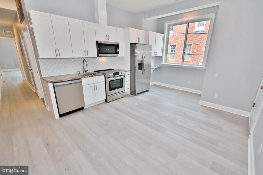 Available for immediate move in! This 2 bed/1 bath apartment is completely renovated and boasts vinyl flooring throughout, white shaker cabinets, new stainless steel appliances and granite countertops. There is also a private deck for this unit. Schedule your tour today!