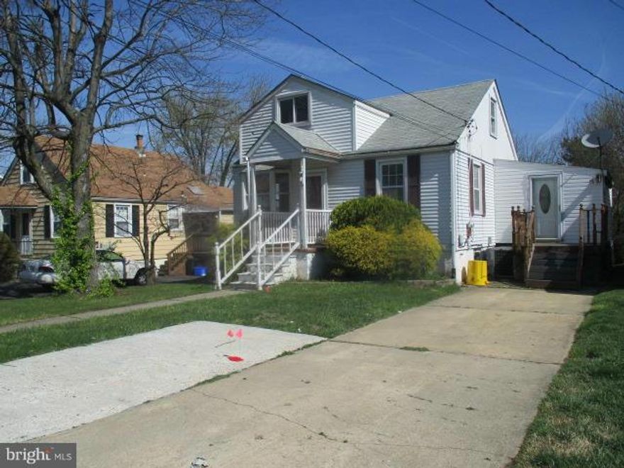 3 Levels of living space in this spacious Cape Cod. Main level bedroom & full bath. Family room off kitchen. Upper level has 2 bedrooms with lots of storage space. Full lower level with family room and a few steps to covered rear patio. Nice size rear yard is fenced and has a shed. Off street parking. Easy access to 95 & 695.  Agents view docs & general remarks.