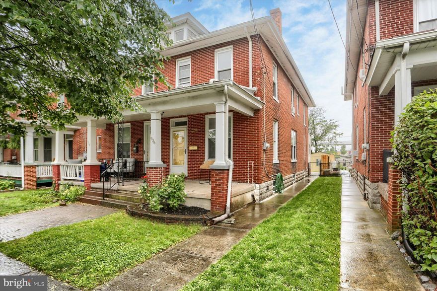 OFFERS RECEIVED; OFFER DEADLINE OF SUNDAY, JUNE 1 @ 11PM. OFFER REVIEW MONDAY-
MOVE-IN Ready in Lemoyne Borough! Don't miss this beautifully maintained semi-detached home with a clean brick exterior and a fully updated interior!  Just move right in! Featuring 3 bedrooms 1 bathroom. Upgraded appliances, refinished hardwood floors, and new ceiling fans 04/2025. Entertain guests on the large paver patio with a fire pit, perfect for year-round relaxation. Fenced backyard, off-sreet parking, large shed for extra storage, walk-up attic and full basement for even more space! Enjoy a great location minutes from all amenities and City Island. This home is ready to welcome its new owner!  Just unpack and start living! Schedule your showing before it's gone!