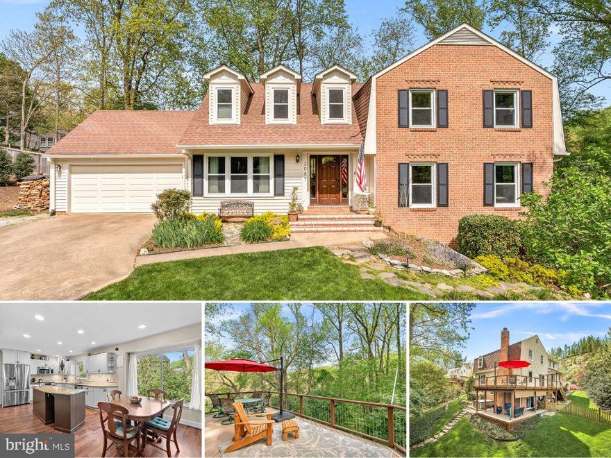 Peace, Privacy, & Tranquility! Tucked back on a private drive at the end of a long cul-de-sac is this BEAUTY! This meticulously maintained and updated home backs to wooded common space and has a private path to the W&OD Trail. Enjoy the back forest views from the elevated deck, the lower covered deck, or the shaded back yard. Great nature views from inside as well! | Hardwood (& Wood Laminate) Floors Through the Main Level + Upper Level Hall & Primary Suite | Wide, Welcoming Foyer is Flanked by the Spacious Living & Dining Rooms | Fantastic Kitchen with White & Painted Cabinets, Granite Countertops + Island, Stainless Appliances & Recessed Lighting | Adjacent Family Room has a Top of the Line Regency Wood Burning Fireplace Insert & Walks Out to Elevated Deck with Stellar Wooded Views | Primary Suite is Bright, Private & Sizable and has a Separate Sitting Room Perfect for a Gym Space, Home Office, Nursery, Dressing Room, etc. | Updated Primary Bath has a Double Vanity, Soaking Tub & Separate Frameless Glass Enclosed Shower + Terrific Walk-In Closet with Custom Built-Ins | Three Additional Bedrooms Upstairs are Clean, Neutral and all have Ceiling Fans | Walkout Basement has Perfect Finished & Unfinished Spaces | Rec Room + Guest Suite Space + Full Bathroom + Kitchenette + Tremendous Workshop/Storage + Laundry + Step Out to Backyard & Covered Deck! Wow! | MANY RECENT UPGRADES Include: Exterior Trim Painted & Repaired (2025), Ceiling Fans & Lighting Added to Bedrooms (2025), Carpet Replaced in Bedrooms (2024), Bedrooms Freshly Painted (2024), Hot Spring Limelight Saltwater Hot Tub Installed (2023), Dormers Added to Primary Suite for Extra Space & Natural Light (2018), Kitchen Appliances Replaced (2017), Water Heater Replaced (2017), Attic Sealed with 24” of Blown Insulation (2015), Professional Landscaping and Outdoor Lighting (2015), HVAC System Upgraded Including Furnace, Air Conditioning, & New Ducting (Computer Controlled 4 Zone System w/Whole  House Humidifier & Premium Air Filtration (2014), Roof Replaced (2013), Updated Full Hall Bath & Powder Room (2013), Windows & Front Door Replaced (2009), Updated Primary Bath (2008) | Incredible Location just 1.5 miles from Downtown Vienna + Easy Access to Tyson's Corner, 66, 495, 7, and Downtown DC! Convenient to the Vienna Metro Station with Bus Routes and 15 Minutes to Dulles Airport. The W&OD Trail (accessed via private path behind the house) provides a perfect 1-mile walk/ride to the many community events in the Town of Vienna throughout the year - concerts, festivals, parades, and more - just minutes away.  Perfection!