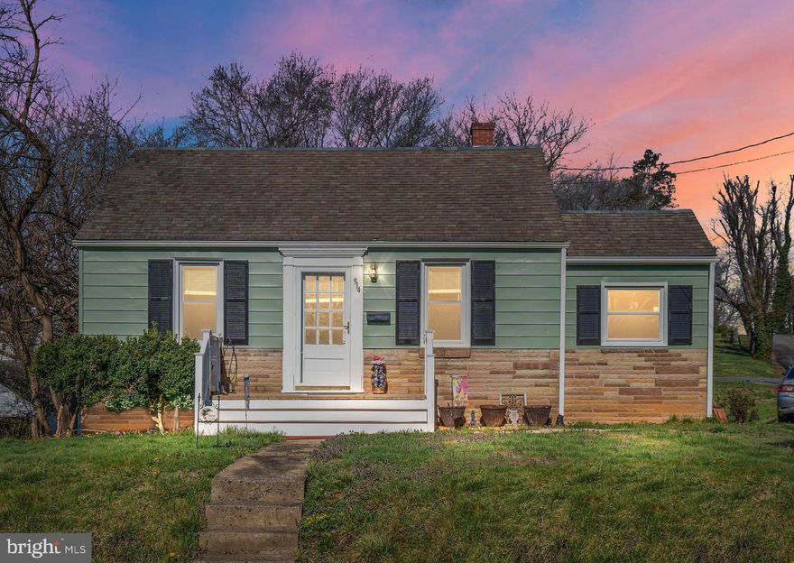 MOVE RIGHT IN!  Adorable rambler, convenient in-town location close to shops and restaurants.  Large corner lot with a huge backyard and off-street parking.  Come inside to lots of charm with original hardwood floors throughout the main level.  3 BRs share an updated full bath with a tub shower.  Room for a home office.  Updated kitchen features tile floors, stainless appliances, gas cooking, cabinets & countertop replaced in 2019.  Separate dining area next to the kitchen.  Fully finished walkout basement features an enclosed back porch/mudroom.  Step outside to a nice patio area and room to garden.  Newer 8x12 lofted barn shed and metal garden shed both convey. Recent improvements include fresh exterior paint, new ridge vent, new porch decking & handrails.  Windows replaced in 2019, hot water tank 2017, new underground water line and shut off valve in 2021. New kitchen & dining lights, new bedroom ceiling fans....so much to love about this home!