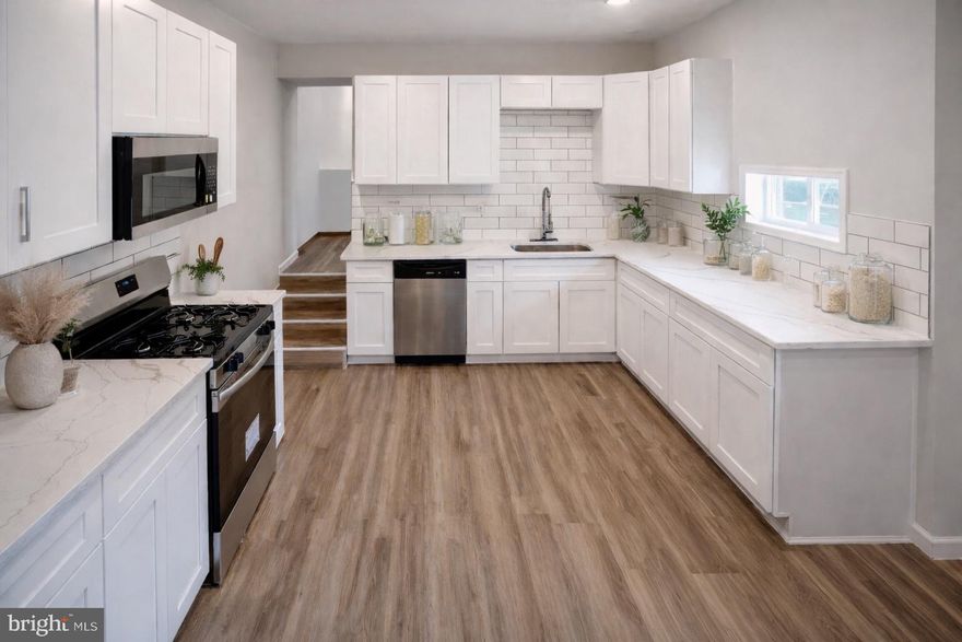 This home is the largest home on the block! Beautifully renovated corner property offers over 2,100 in square feet of bright, open living space. Its a 3-bedroom, 2.5-bath home that is perfect for a homebuyer looking for a move-in-ready home. With brand-new electrical, plumbing, HVAC, and stylish updates throughout, you can enjoy peace of mind from day one.

OPEN HOUSE THIS WEEKEND & SELLERS ARE OFFERING $5K TOWARD A RATE BUYDOWN OR CLOSING COSTS! THIS HOME QUALIFIES FOR THE BALTIMORE CITY BUY BACK THE BLOCK GRANT + MORE 
The open-concept layout features new flooring, modern finishes, and plenty of natural light. The updated kitchen includes new countertops, custom cabinetry, and stainless steel appliances, perfect for everyday living and entertaining. A spacious basement offers additional space for a family room, home office, or gym.

Upstairs includes a large primary bedroom with two closets and two additional generously sized bedrooms.

Located in the historic Berea neighborhood, this home is conveniently close to schools, parks, and public transportation. Sellers are highly motivated schedule your showing today!