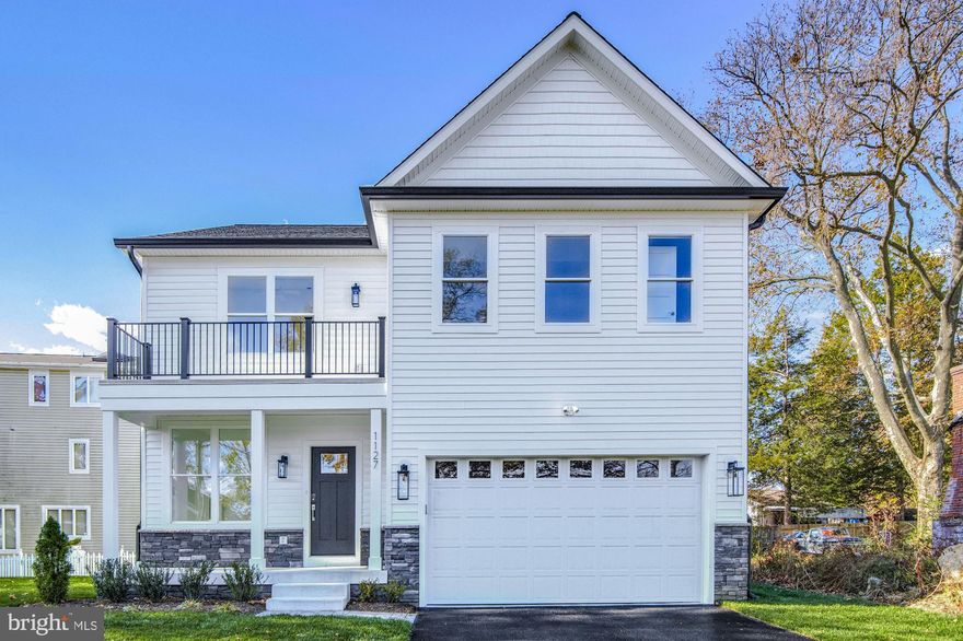 WILL BE AVAILABLE TO SHOW TUESDAY NOVEMBER 12TH. This new water view home is a "MUST SEE". Built by Award Winning local builder Vintage Homes. This home has incredible space sitting on a 8,737 square lot overlooking South River and Glebe Bay, this 2,614 sq. ft. four bedroom home with two full baths and two half baths, has more closet space than you will ever use. Including the Master walk-in and kitchen pantry, there is 2,340 cubic feet (360 sq. ft.) of closet storage space.  The first level includes a mud room off of the oversized two car garage, a study, which could be used as a small bedroom, open concept family room with Shiplap wall and a powder room with Wainscoting and real wallpaper. The gourmet kitchen features top of the line appliances including refrigerator-freezer with ice and water dispenser, cook top, microwave drawer, double oven and upgraded plumbing fixtures. You won't believe this pantry with 83 feet of running shelf space and each of the custom cabinets includes four shelves, and the beautiful 6.5 ft. Quartz (not granite) island with matching 17 ft. of Quartz counter space. Hardwood floors are on the first level, plus the steps, which are 40 inch wide (not the standard  35 inch), and hallways on the second level, bedrooms are carpet. The two front bedrooms provide nice year-round water views. The master bath includes a 7.9 ft. double vanity and a stone wall shower with a stationary shower head, plus a handheld with slide rail. The main bath features tub and shower and vanity, plus another half bath that opens to the rear bedroom with a connecting door to main bath, water treatment systems is included.  Duel 15 seer HVAC units. This home also includes a four-foot utility access basement. Bring your Boat! The location of the property is less than 100 yards from a community beach and marina.