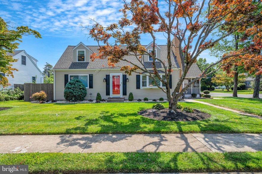 Nestled in the heart of Morrisville Borough, this delightful Cape Cod home effortlessly blends classic charm with modern updates. With 4 bedrooms and 2 full bathrooms across 2,112 sq. ft., this home has been thoughtfully maintained, including a new roof, siding, gutters, and downspouts installed in 2023. Step inside and be greeted by the inviting living room, where a bay window fills the space with natural light, highlighting the rich hardwood floors, crown molding, and the warmth of a brick-front gas fireplace. The open layout flows seamlessly into the beautifully remodeled kitchen, a true centerpiece of the home. Updated in 2018, this kitchen is both elegant and functional, featuring two-tone cabinetry, stunning leather-finished granite countertops, and high-end stainless-steel appliances. The tile backsplash adds a touch of sophistication, while the spacious eat-in area and bar seating offer the perfect settings for casual meals or morning coffee. The family room, with its built-in bookshelves and dry bar, serves as a cozy retreat, enhanced by recessed lighting. Adjacent to the family room is a charming study with crown molding, providing a quiet spot for work or relaxation. The first floor also features a serene primary bedroom with gleaming wood floors. A second bedroom, currently used as a dressing area with a walk-in closet, offers flexibility to suit your needs. The nearby full bathroom, remodeled in 2021, adds a touch of luxury with its designer tile and glass-enclosed shower. Upstairs, two additional bedrooms continue the home’s inviting ambiance with hardwood floors and a shared full bathroom. The fourth bedroom includes a cozy sitting area, perfect for a quiet escape or additional storage. The basement, professionally waterproofed, provides ample storage space, while outside, the screened-in porch offers a peaceful spot to unwind. The fenced backyard is a true oasis, complete with an inground pool for summer enjoyment. A detached garage adds convenience and extra storage options. With its blend of classic character, modern updates, and a prime location in Morrisville Borough, this home is ready to welcome its next chapter. Don’t miss the opportunity to make it yours!